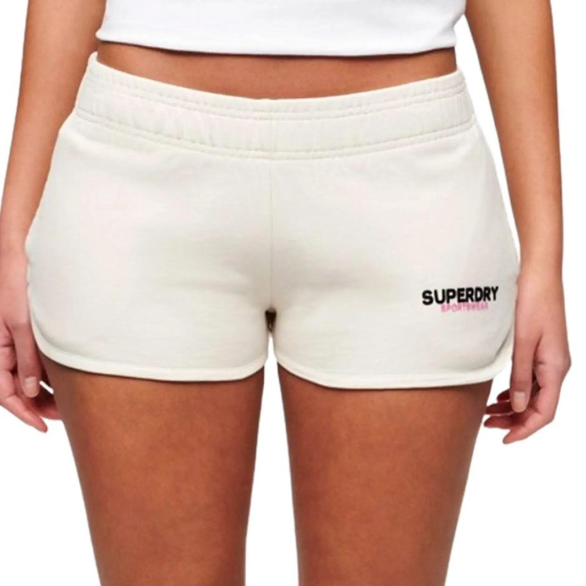 Γυναικείο Σορτς Εκρού - Superdry Sportswear Logo Racer