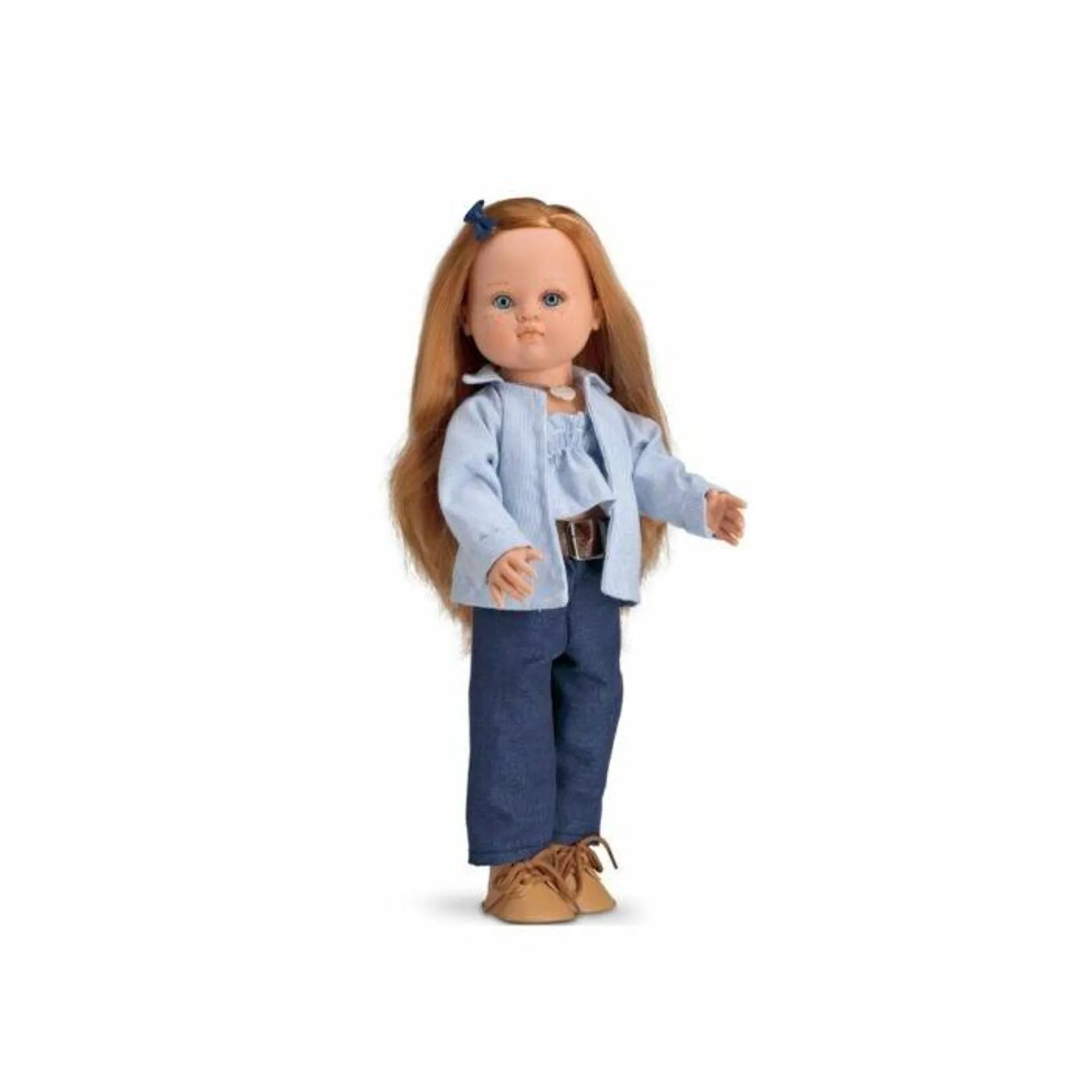 Babydoll Nina with Ginger hair with Blue Jeans