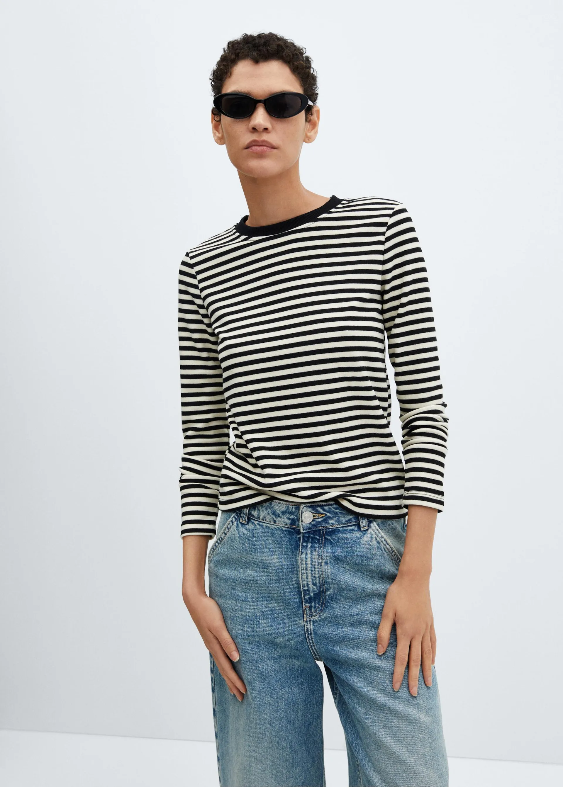 Striped long sleeves t-shirt