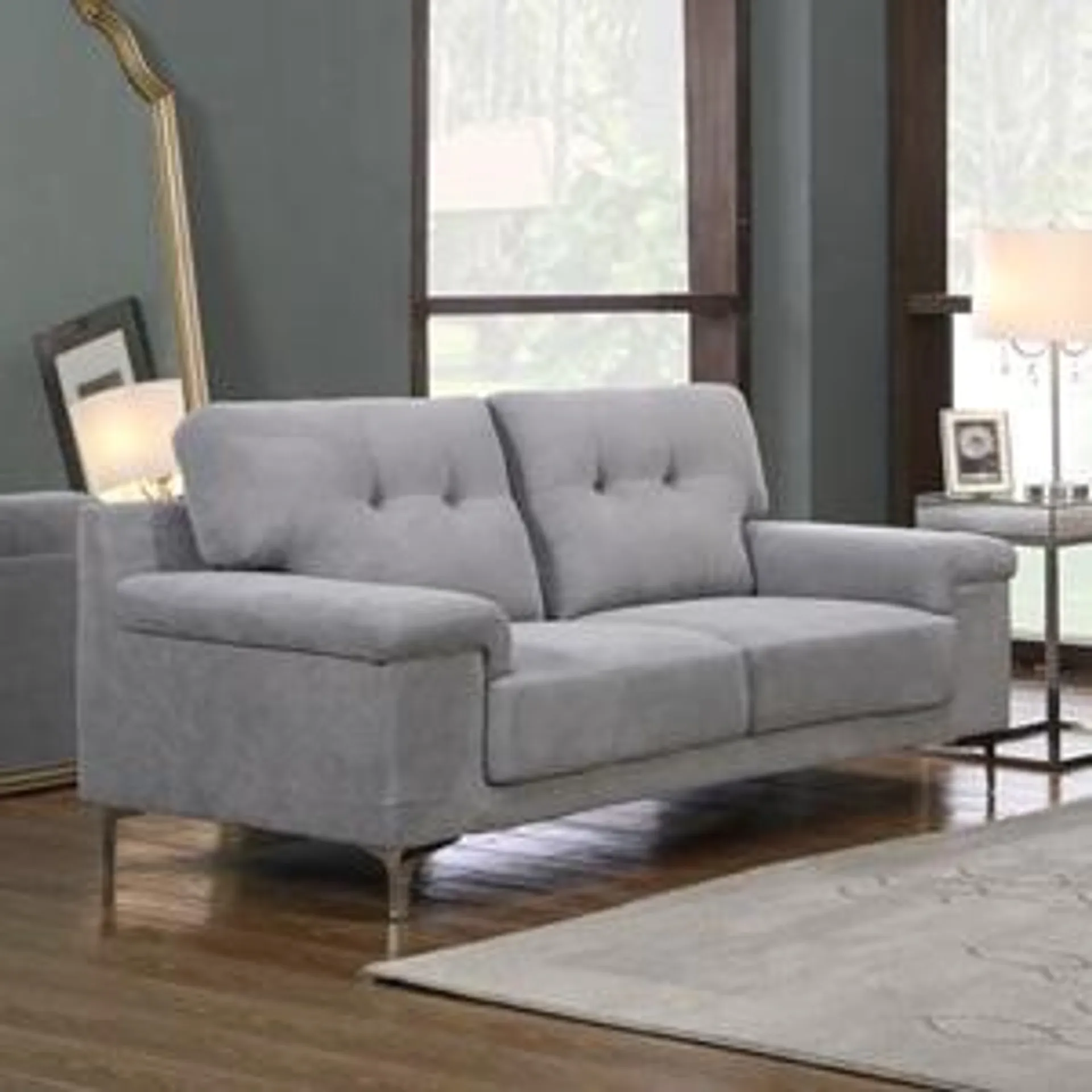 NOTE 2-Seater Sofa Light Grey Fabric