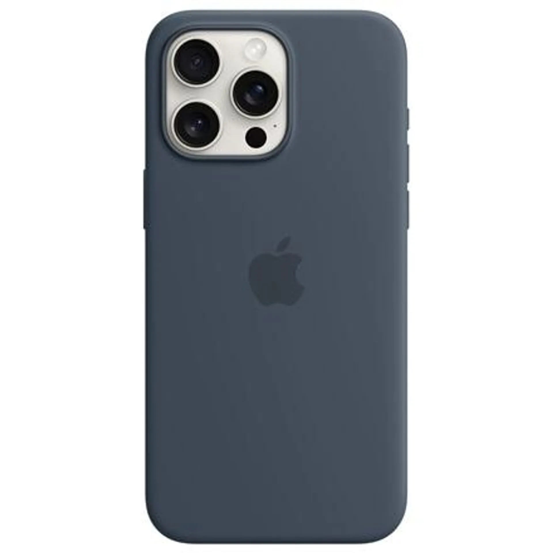 Apple iPhone 15 Pro Max Silicone Case Storm Blue