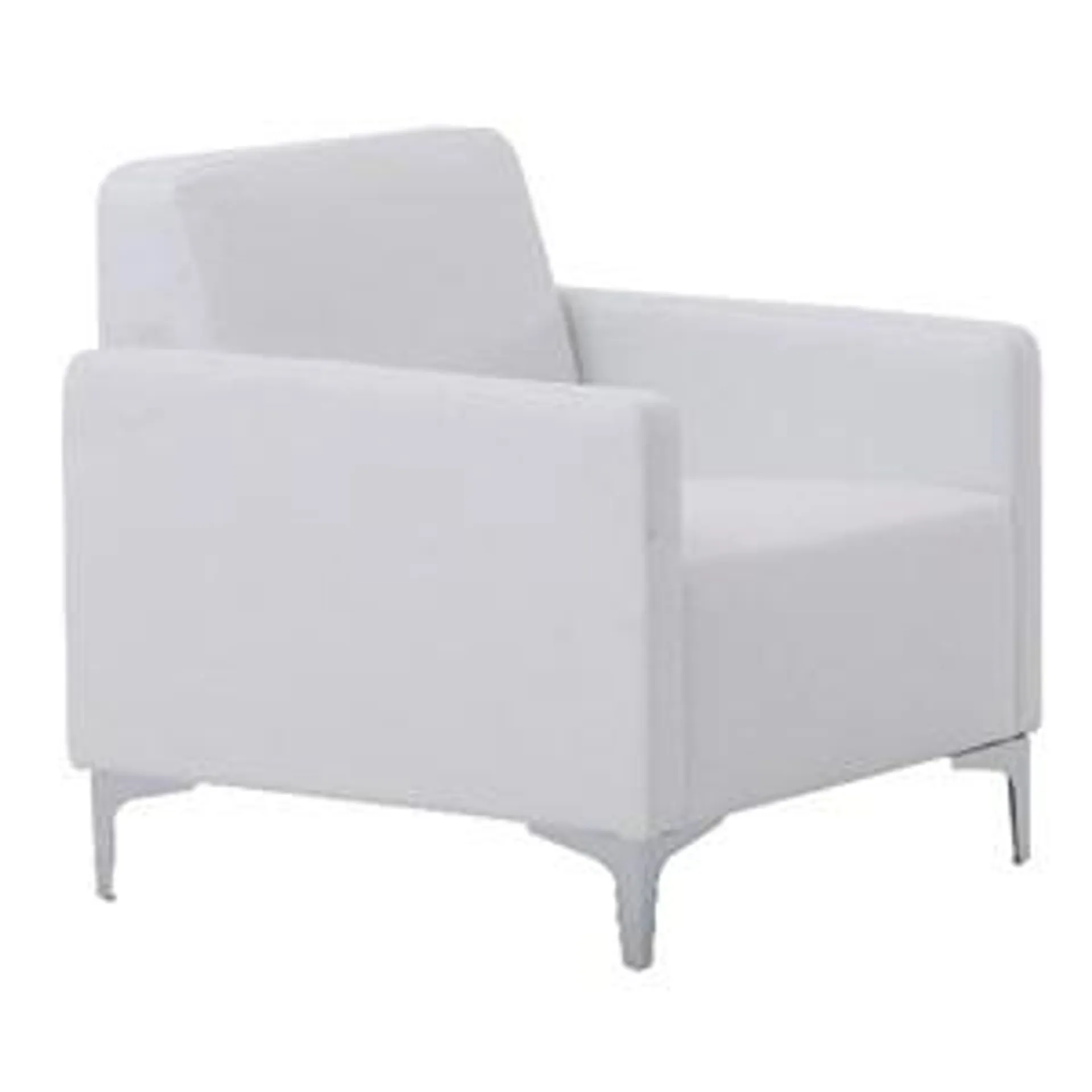 STYLE K/D Armchair White Pu