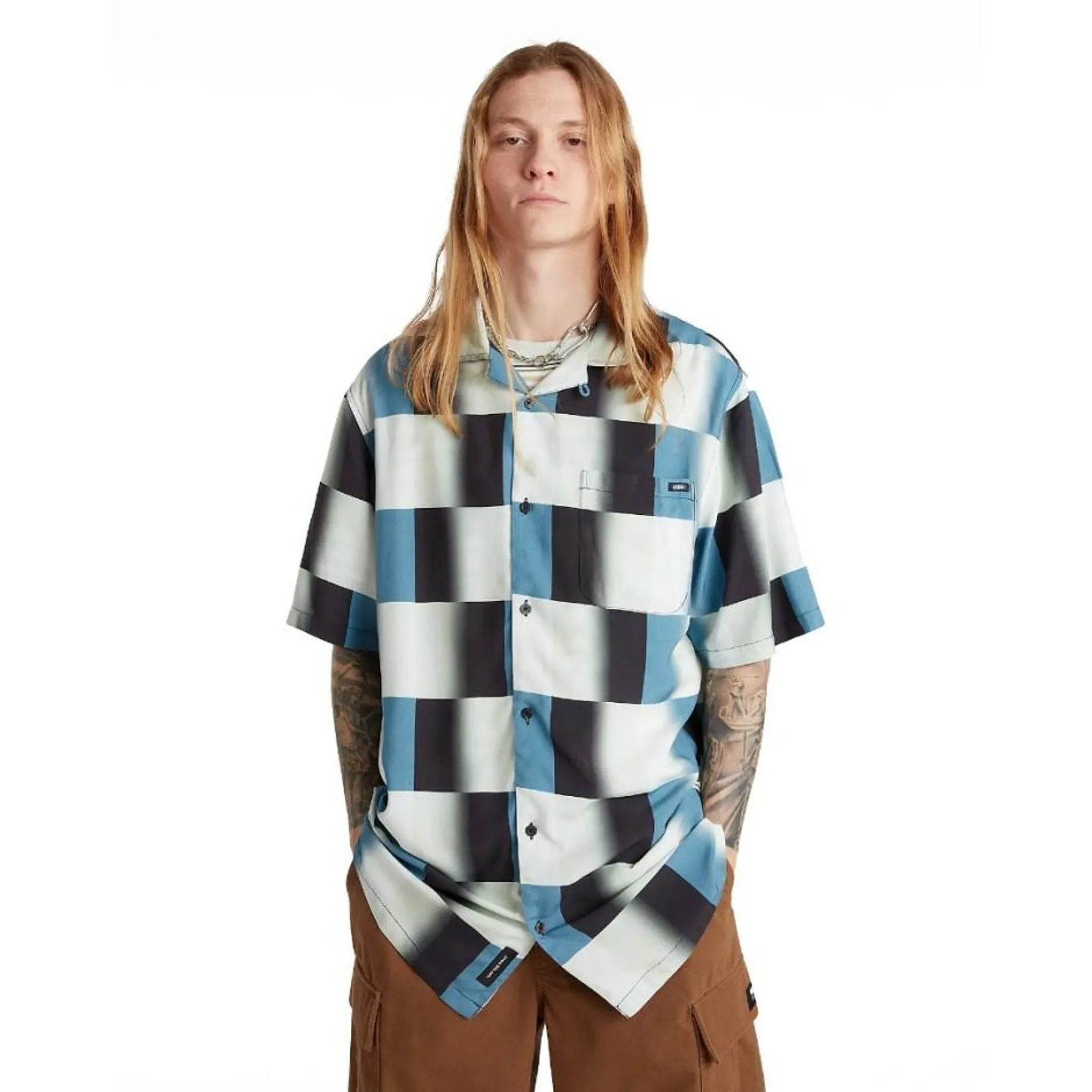 Ανδρικό Πουκάμισο Μπλε - Vans Emory Buttondown