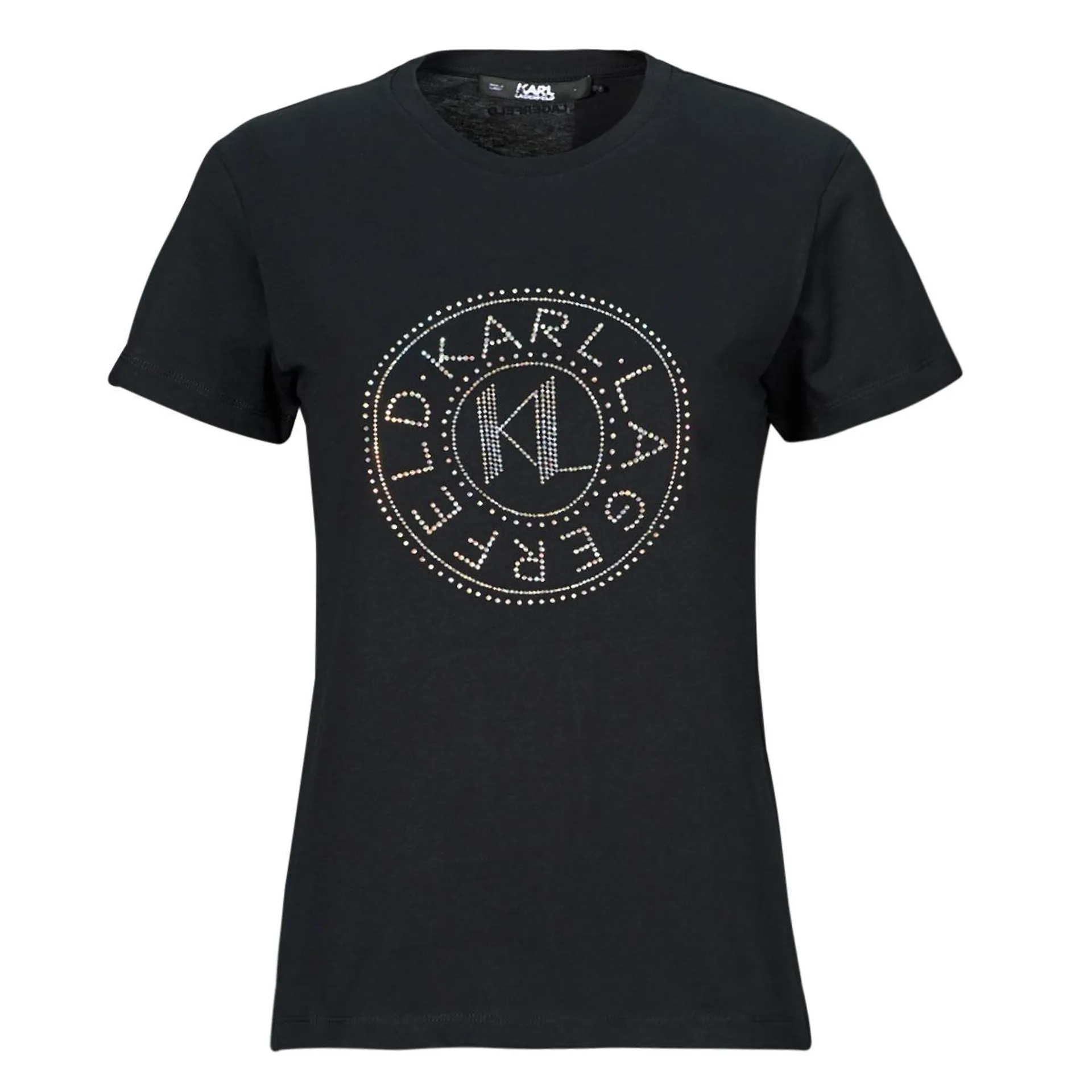 rhinestone logo t-shirt