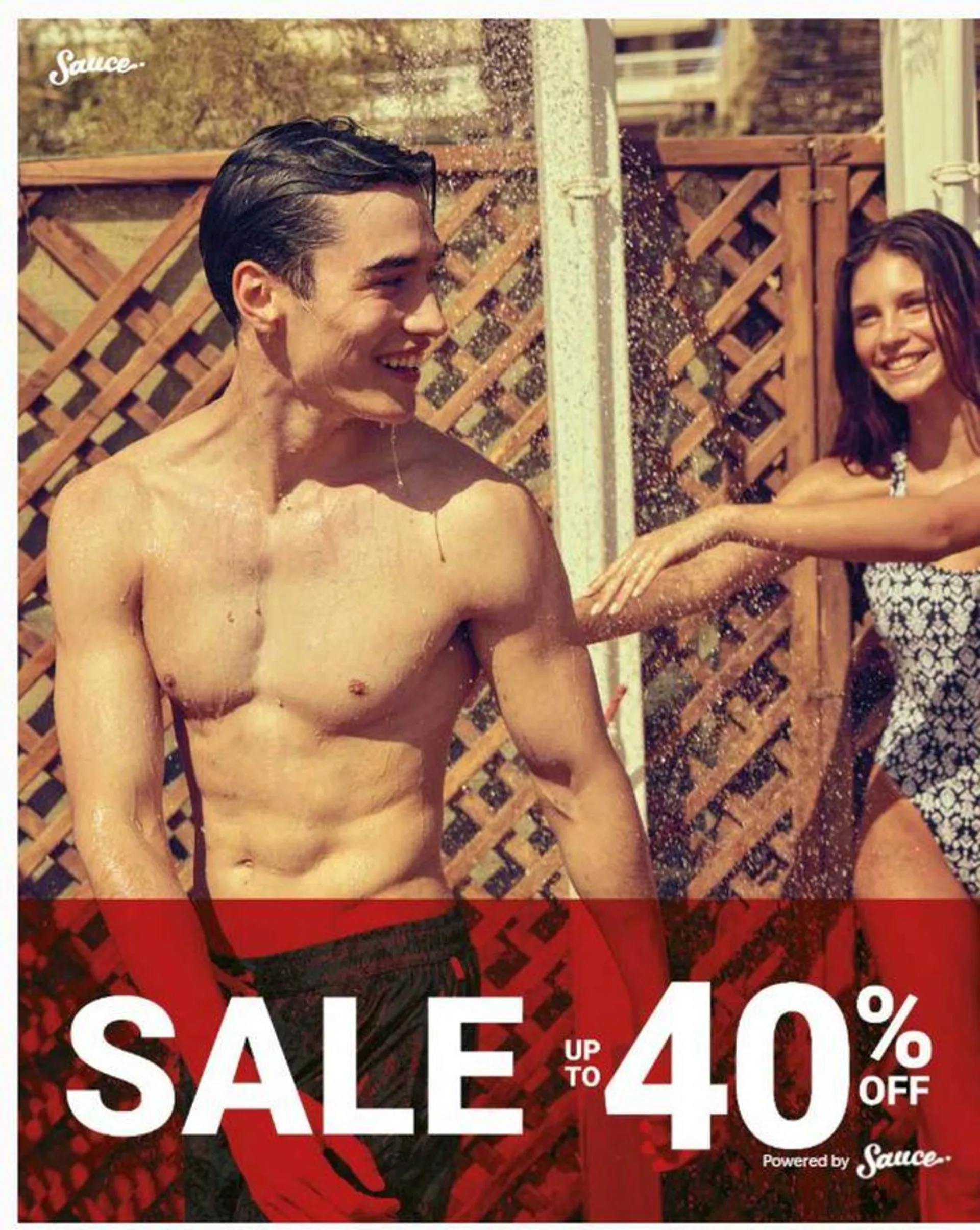 Sale up to 40% off  - 1