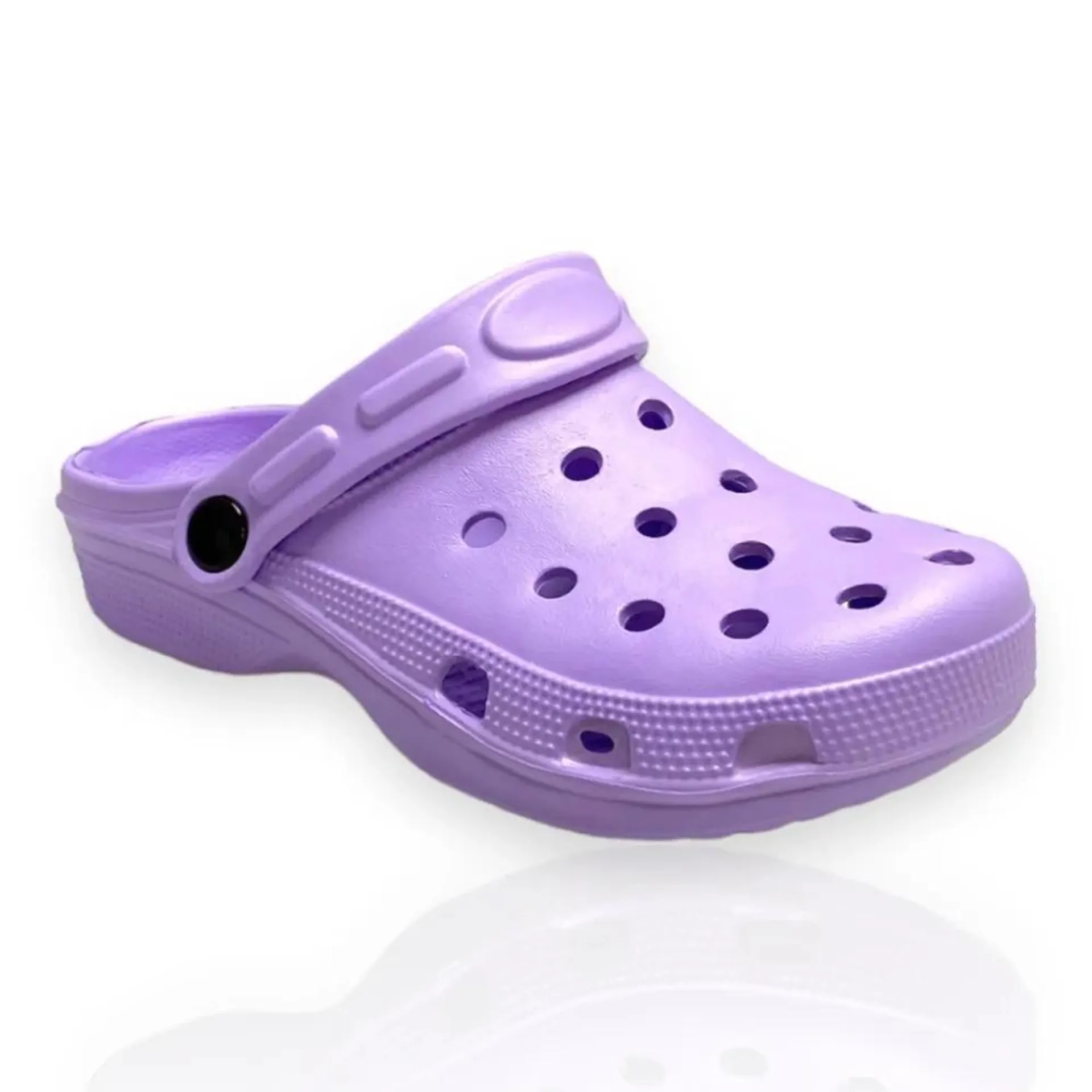 Γυναικεία crocs σε μωβ χρώμα Famous