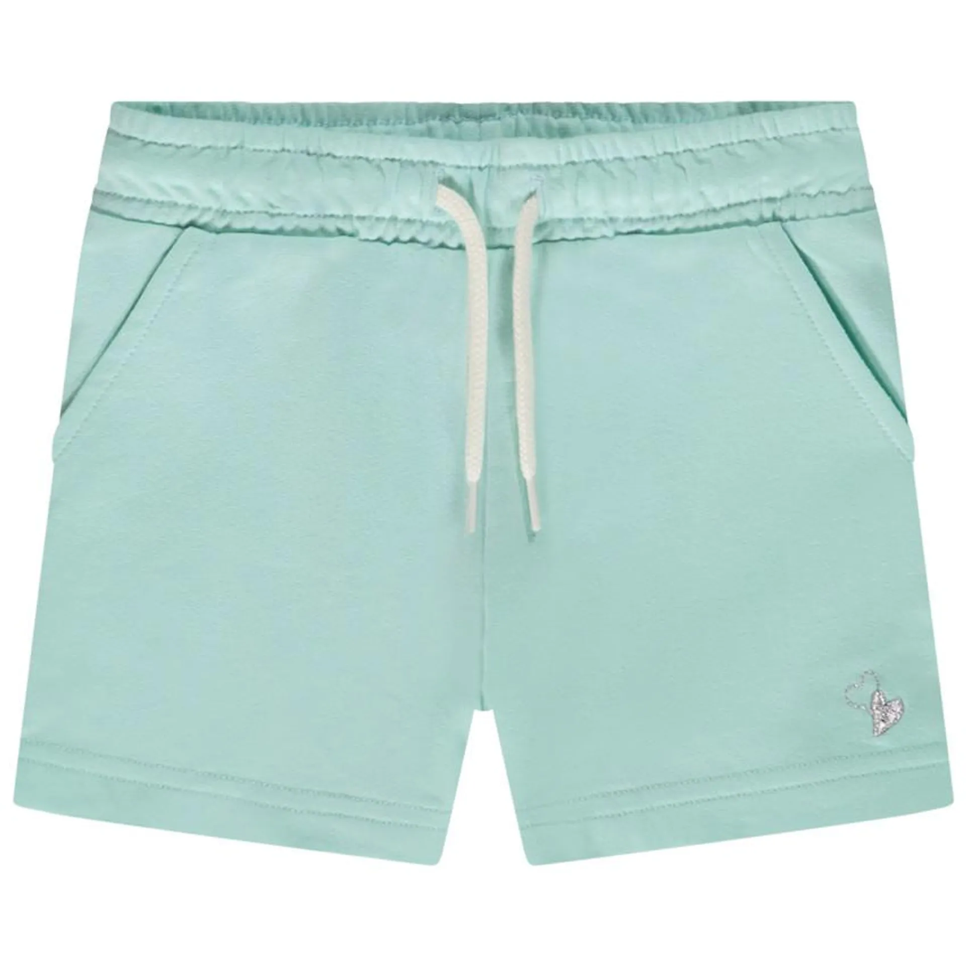 Short en molleton uni pour fille