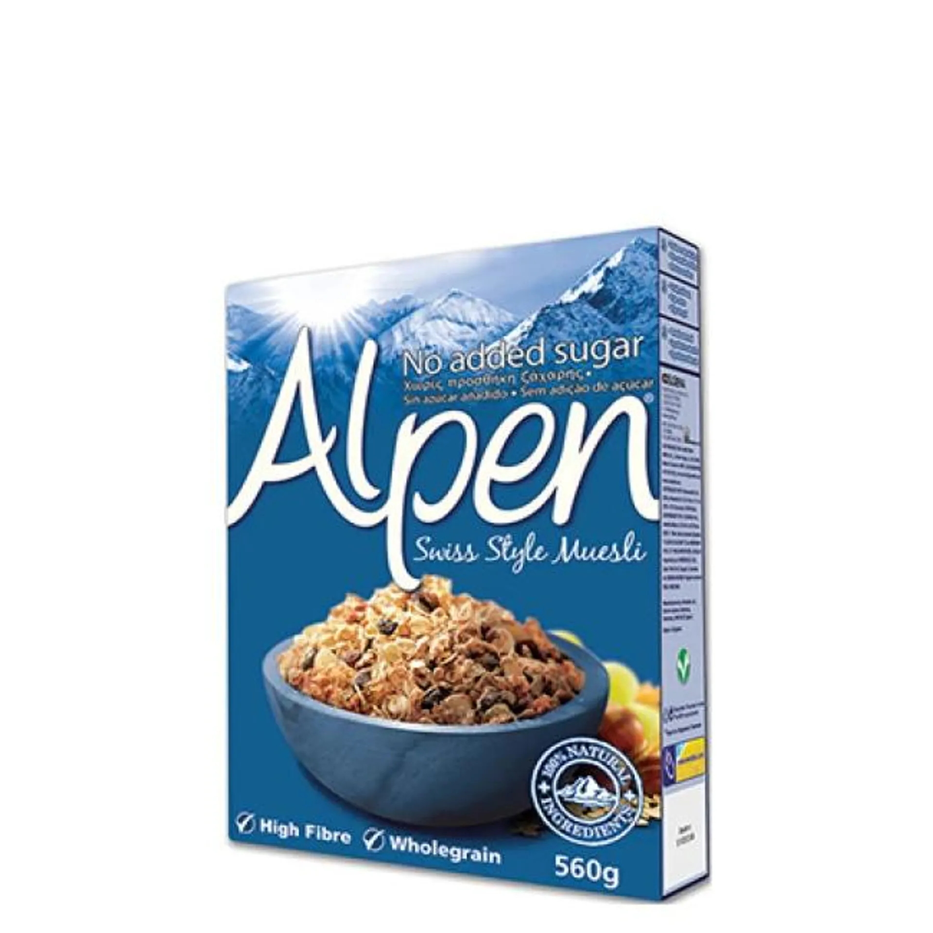 ALPEN 560G MUESLI NO SUGAR ADDED