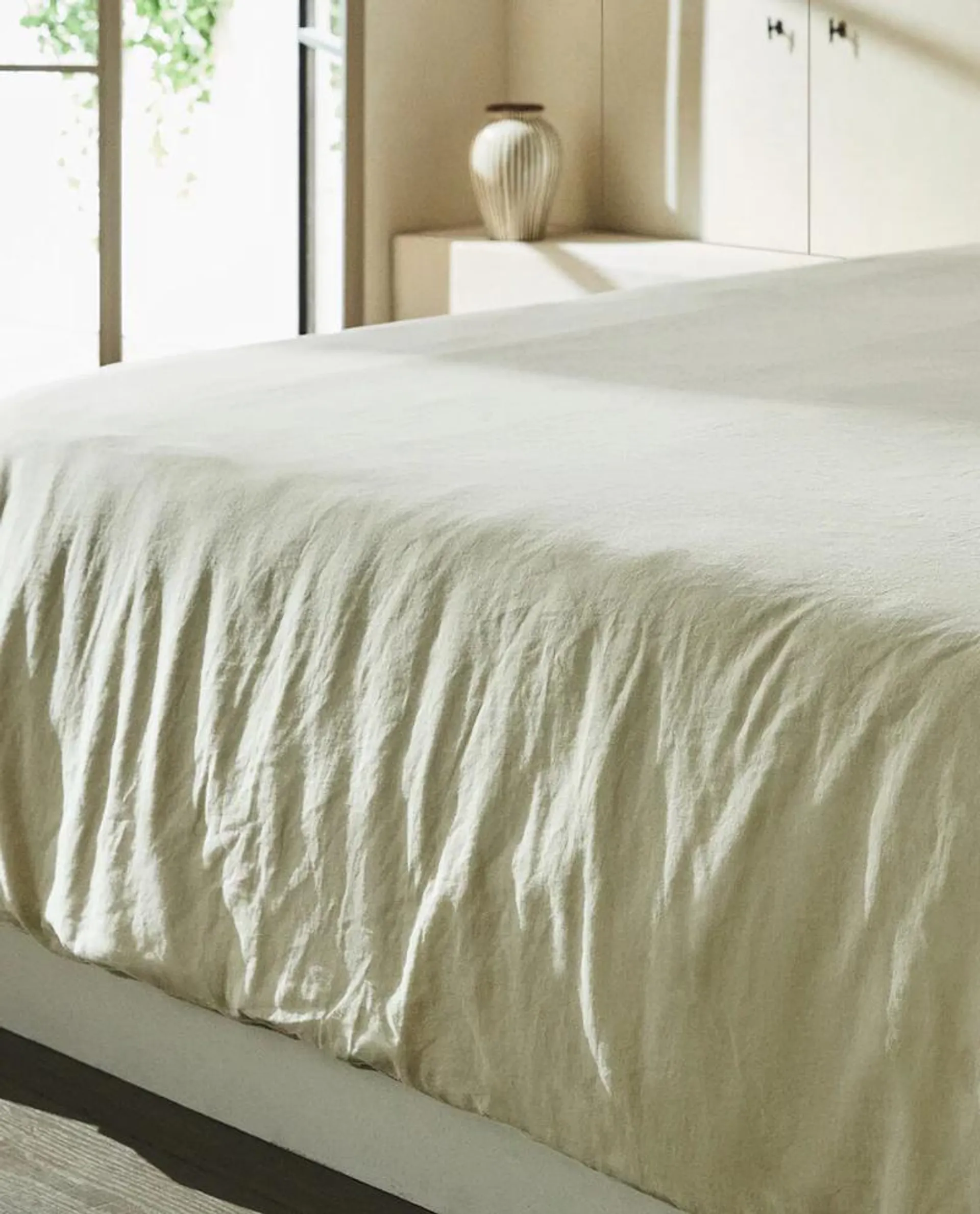 COTTON AND LINEN DUVET COVER