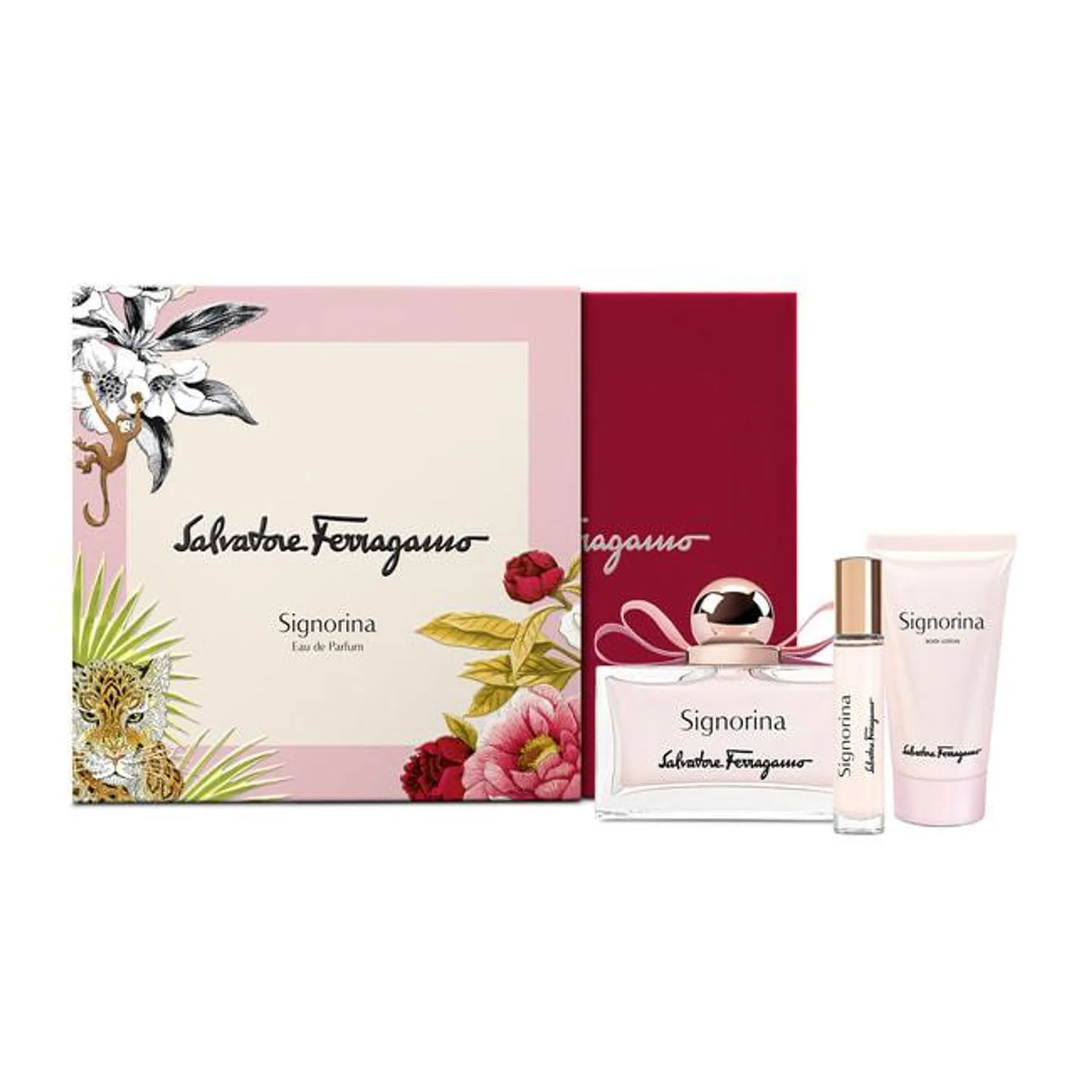 Signorina Eau De Parfum & Body Lotion & Purse Spray