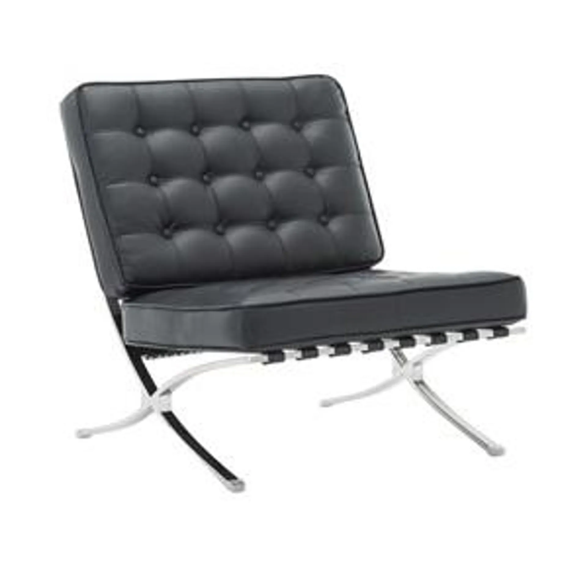 BARCELONA Type Chair Black Pu