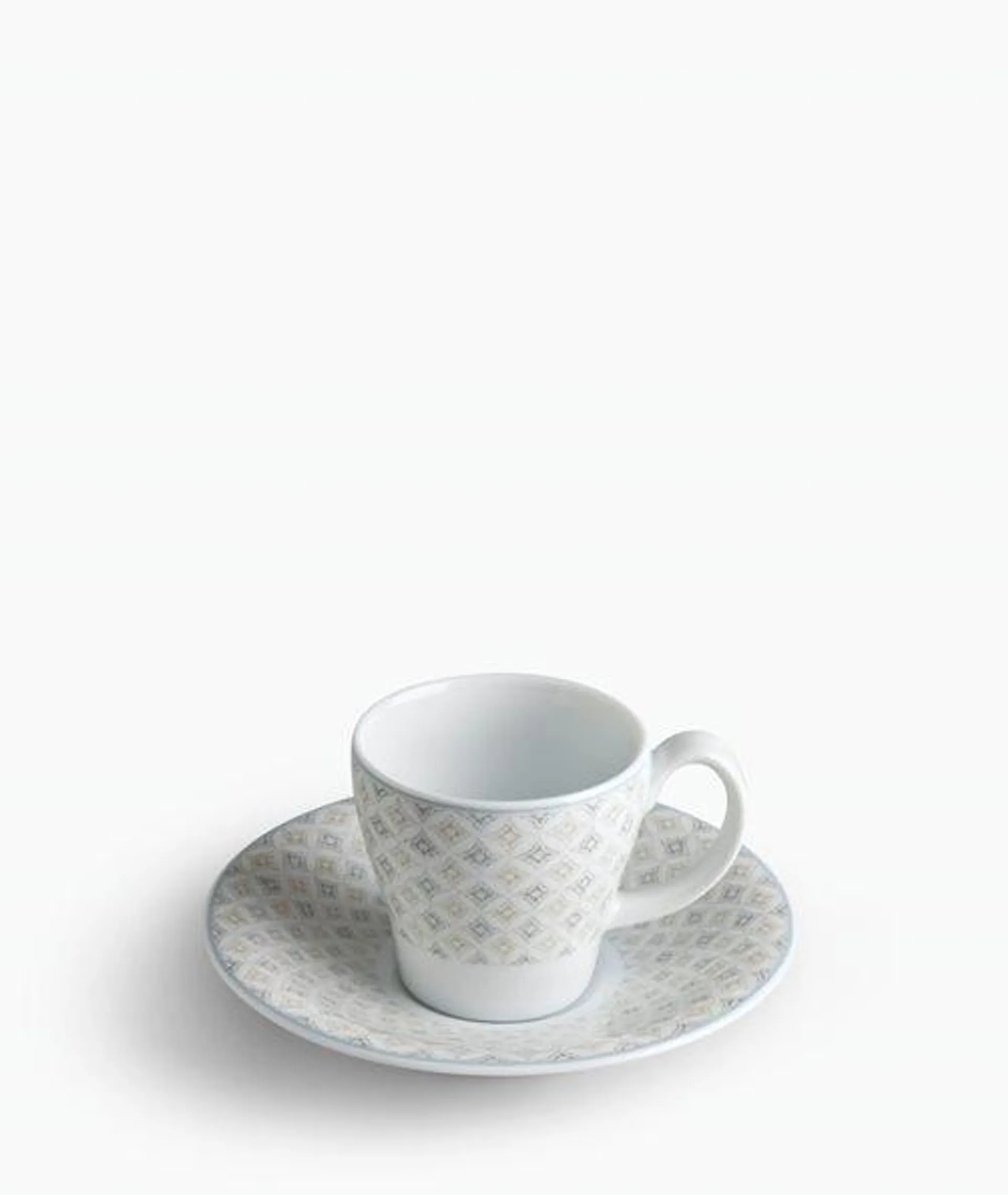 Harmony Beige Coffee Cup & Saucer 100ml