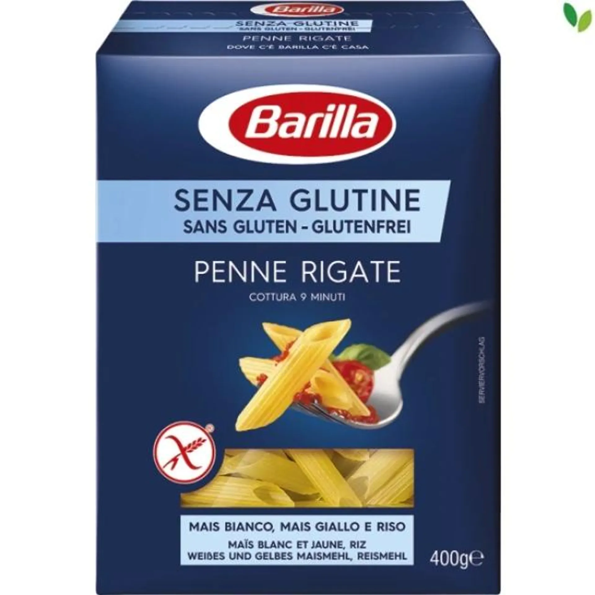 BARILLA 400G ΧΩΡ. ΓΛΟΥΤΕΝΗ PENNE RIGATE