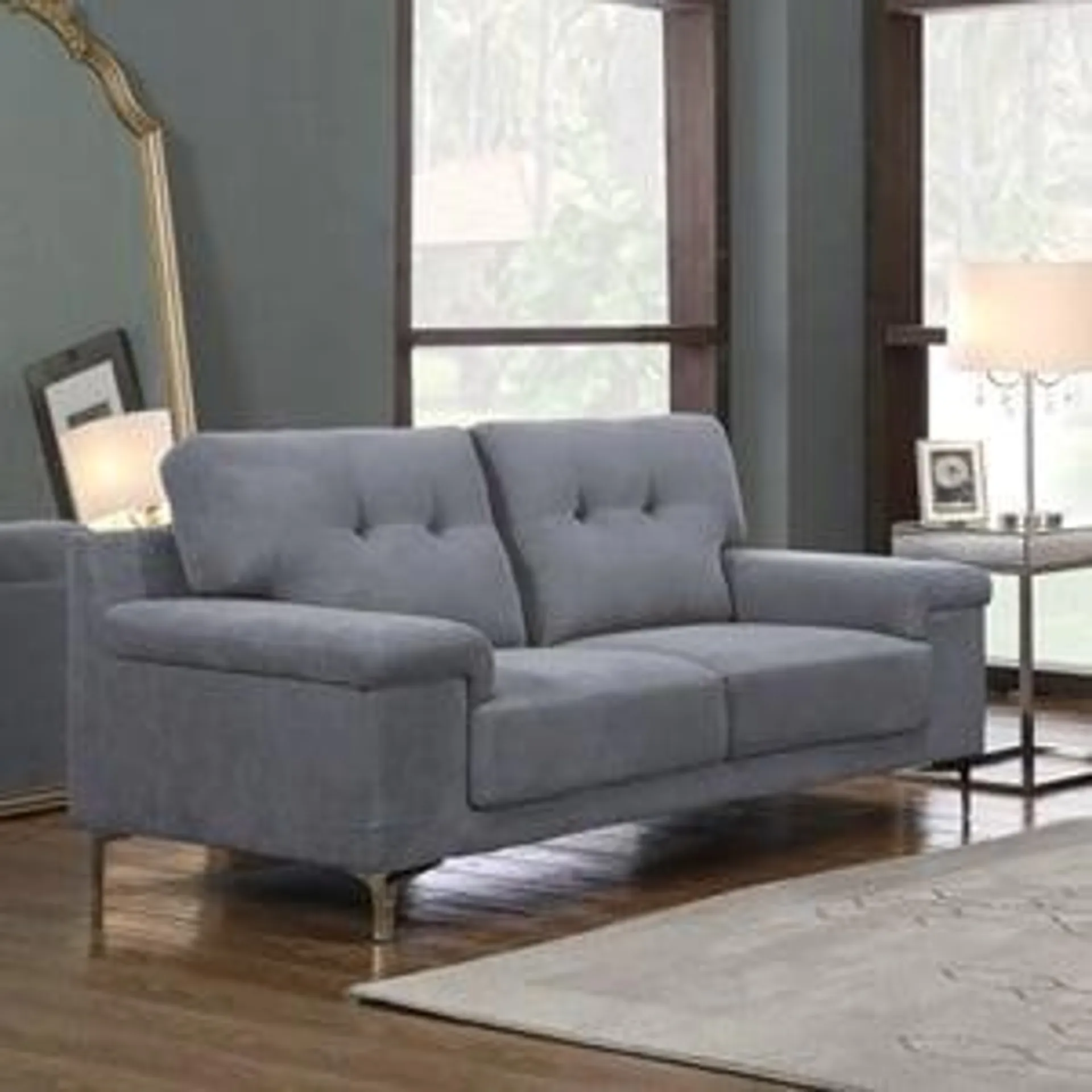 NOTE 2-Seater Sofa Blue-Grey Fabric