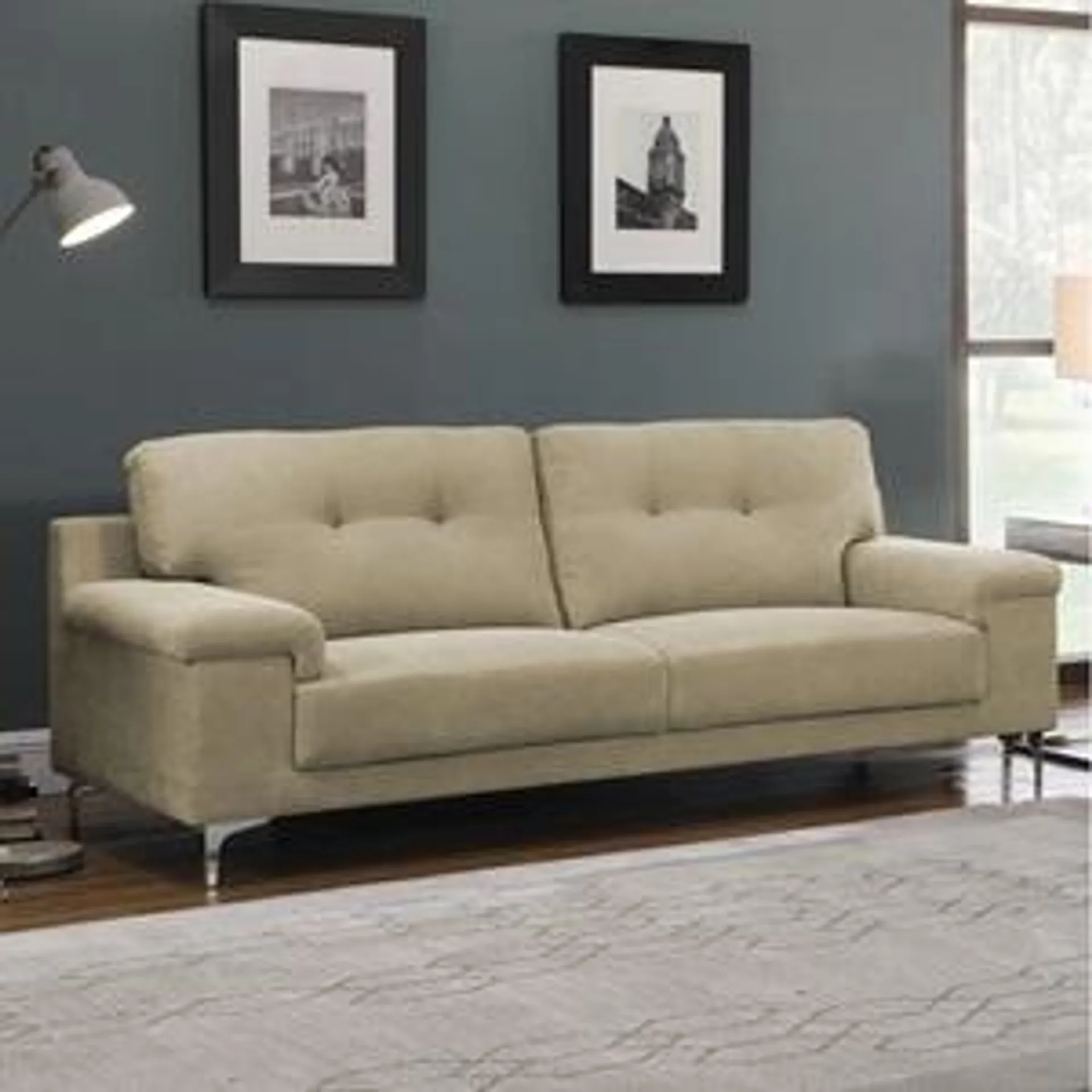 NOTE 3-Seater Sofa Cappuccino Fabric