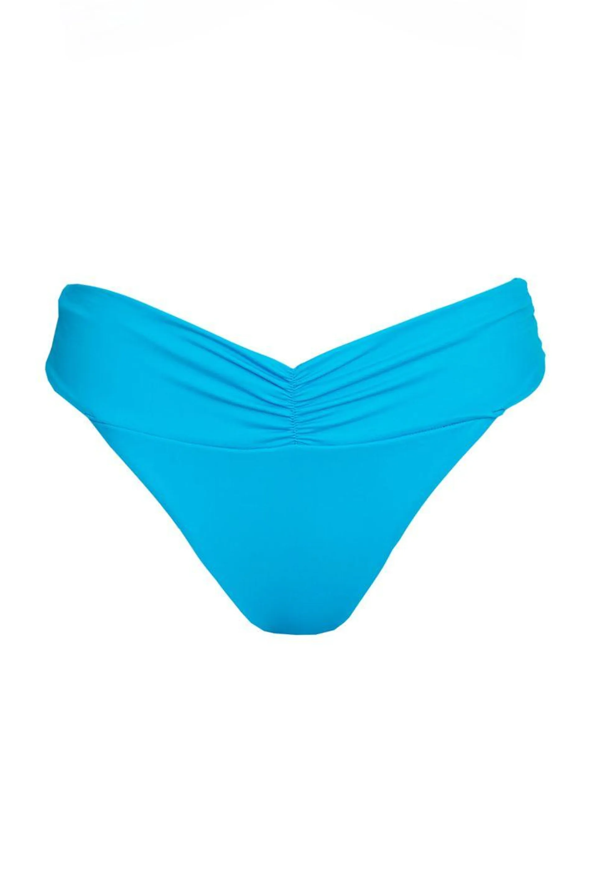 FASHION SOLIDS BIKINI SLIP WITH FRONT TWIST DETAIL