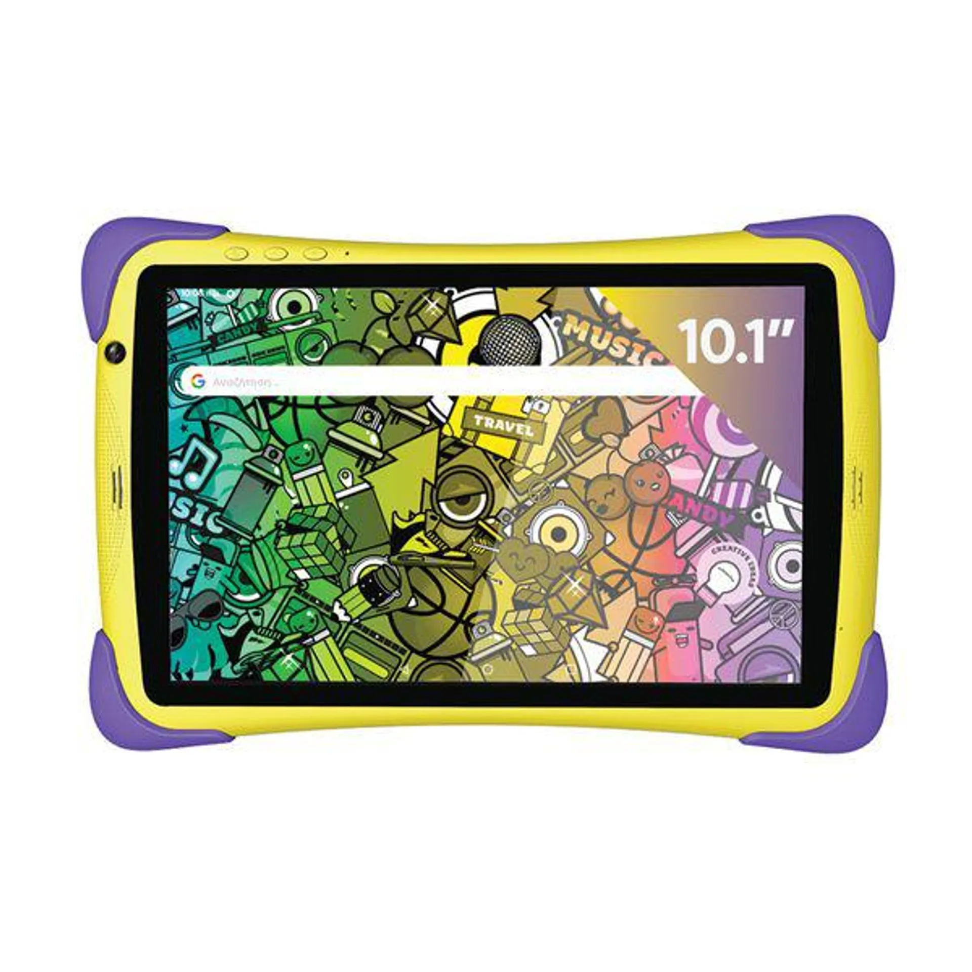 Kiddoboo 10.1" Wi-Fi Yellow Tablet