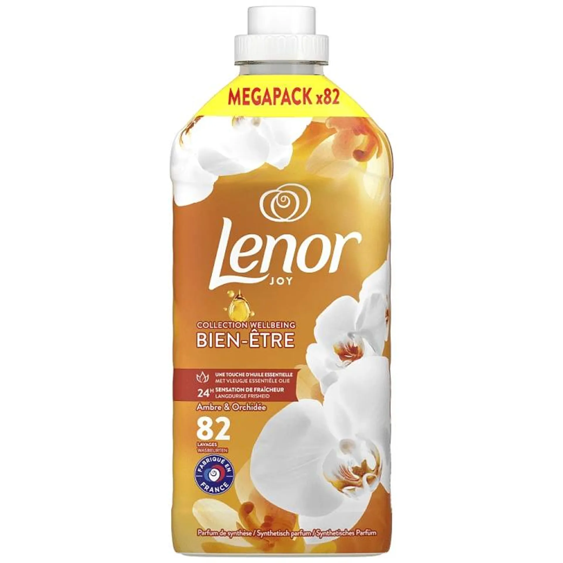 Lenor Μαλακτικό Ρούχων Joy Gold Orchid 82μεζ