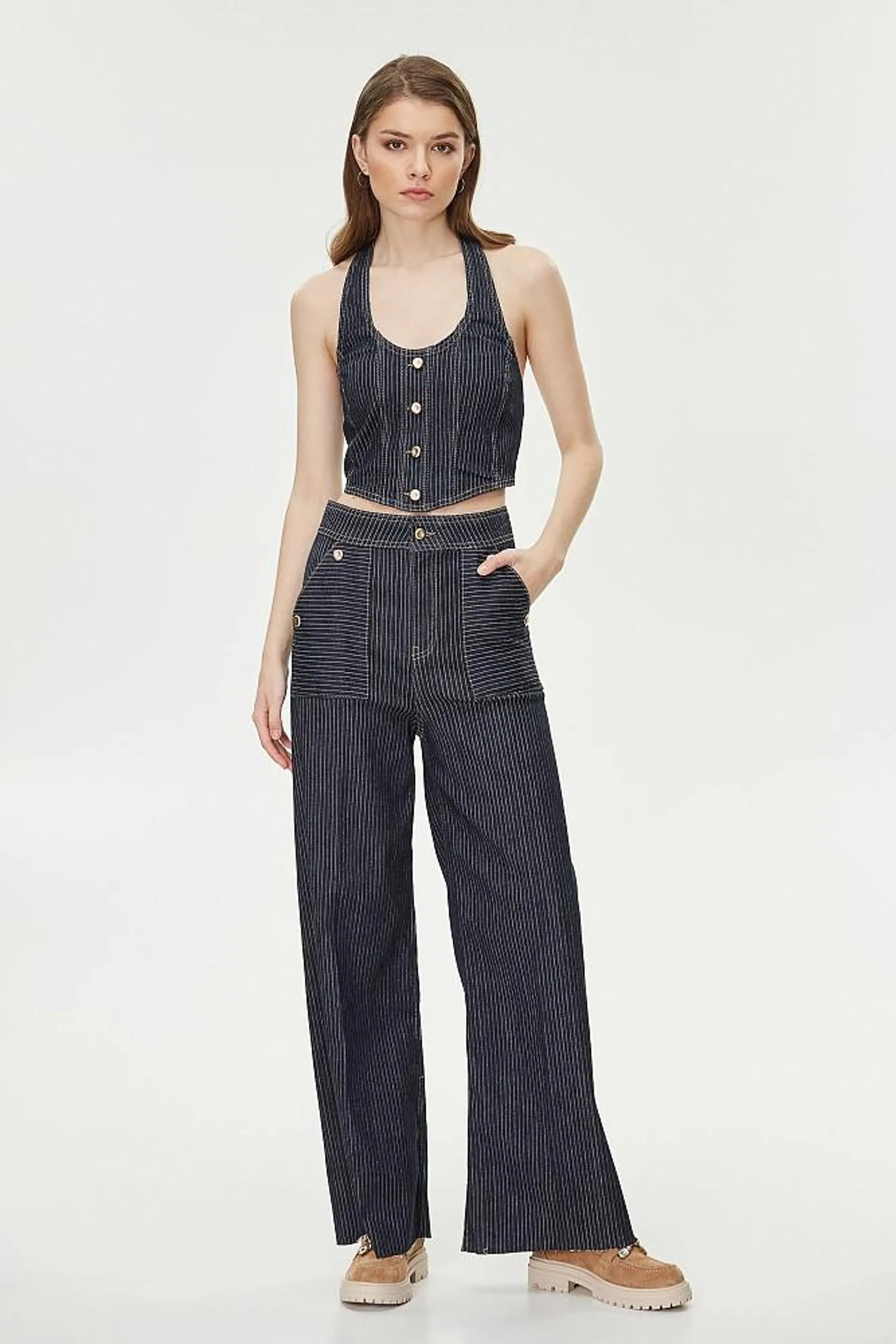 Kea marine flare jeans