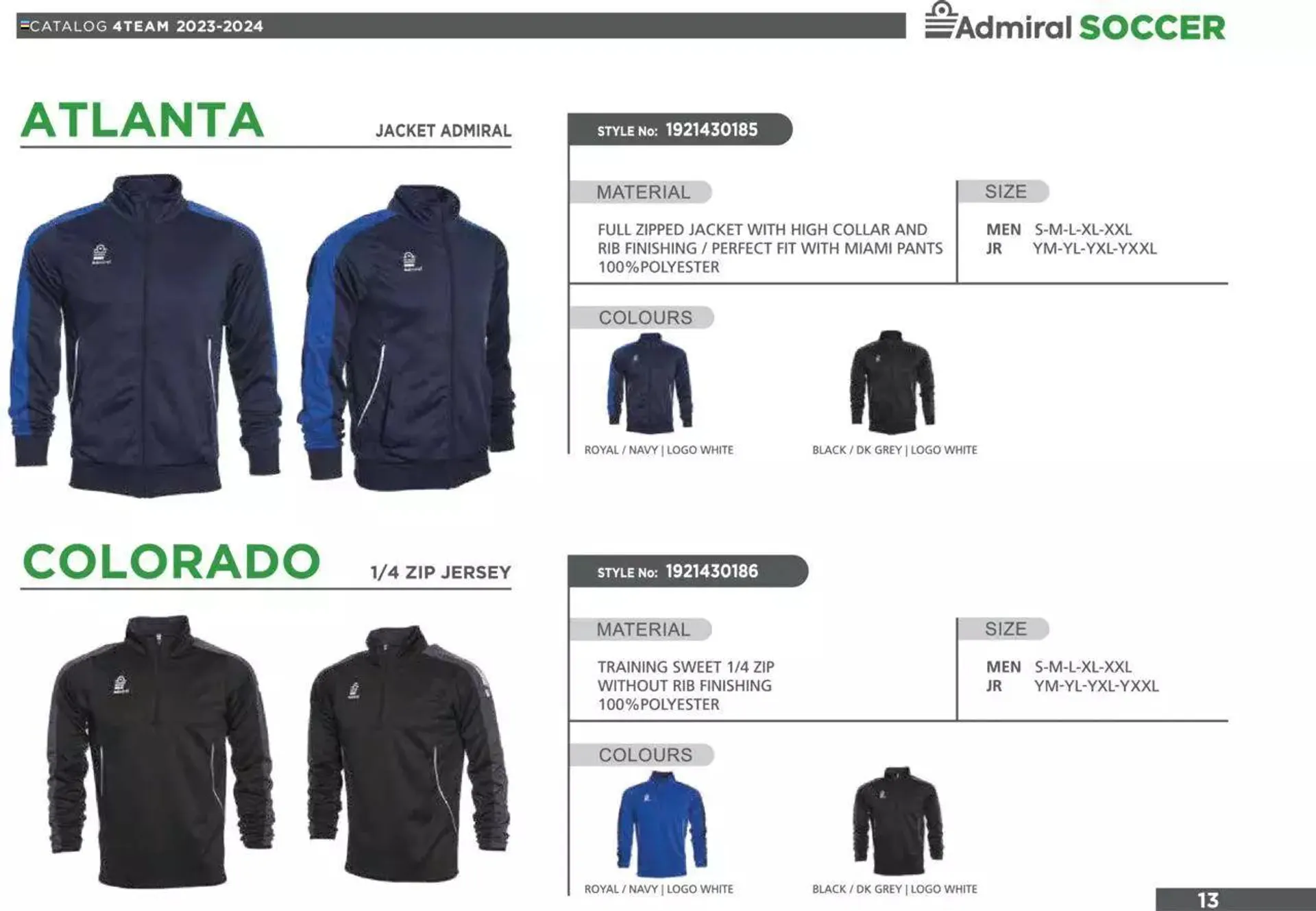 Φυλλάδιο προσφορών Admiral - Promotion catalog 2023/2024 Team Collection από 14 Μαρτίου έως 31 Δεκεμβρίου 2024 - Σελίδα 14