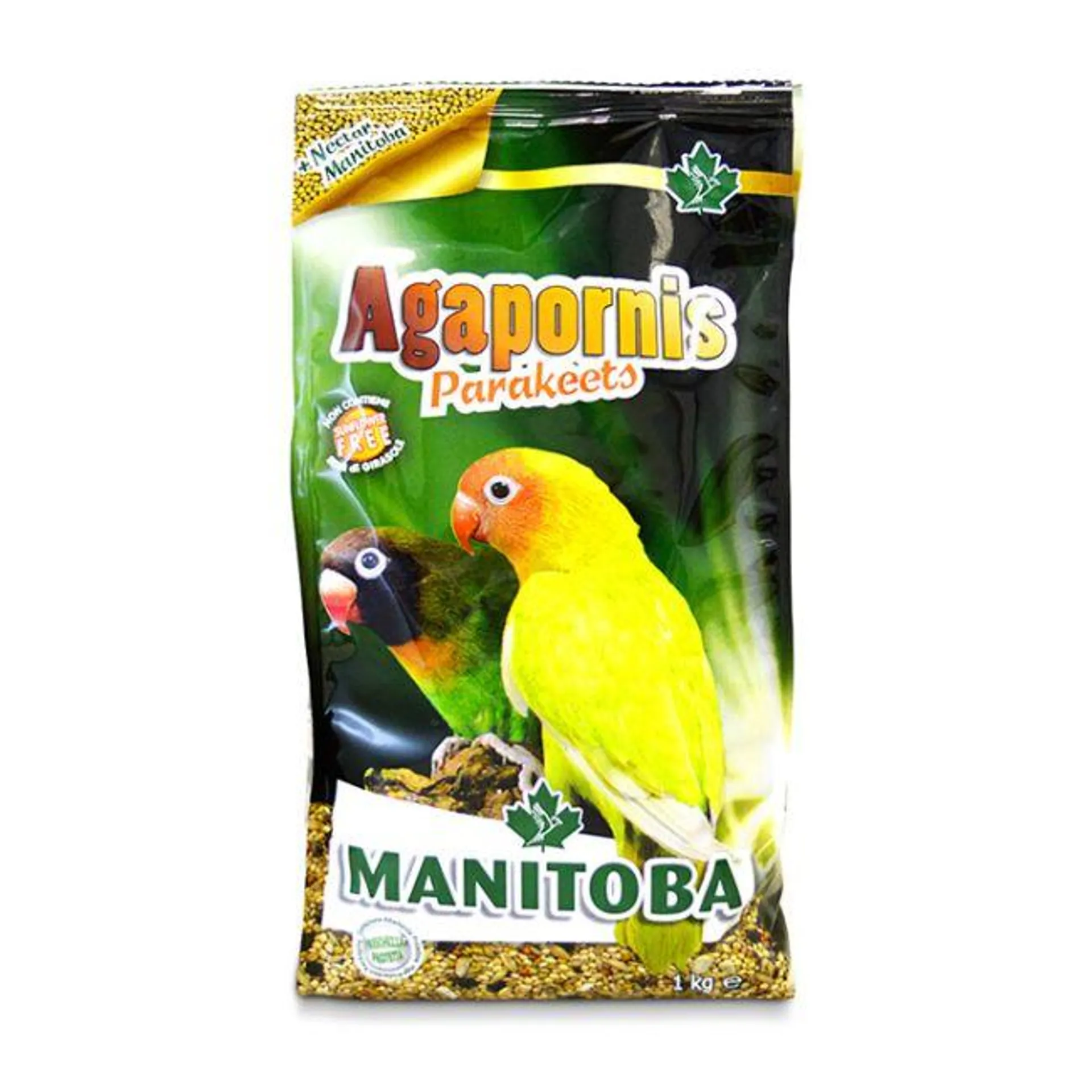 Manitoba Agapornis Parakeets Premium Τροφή Για Lovebirds 1Kg