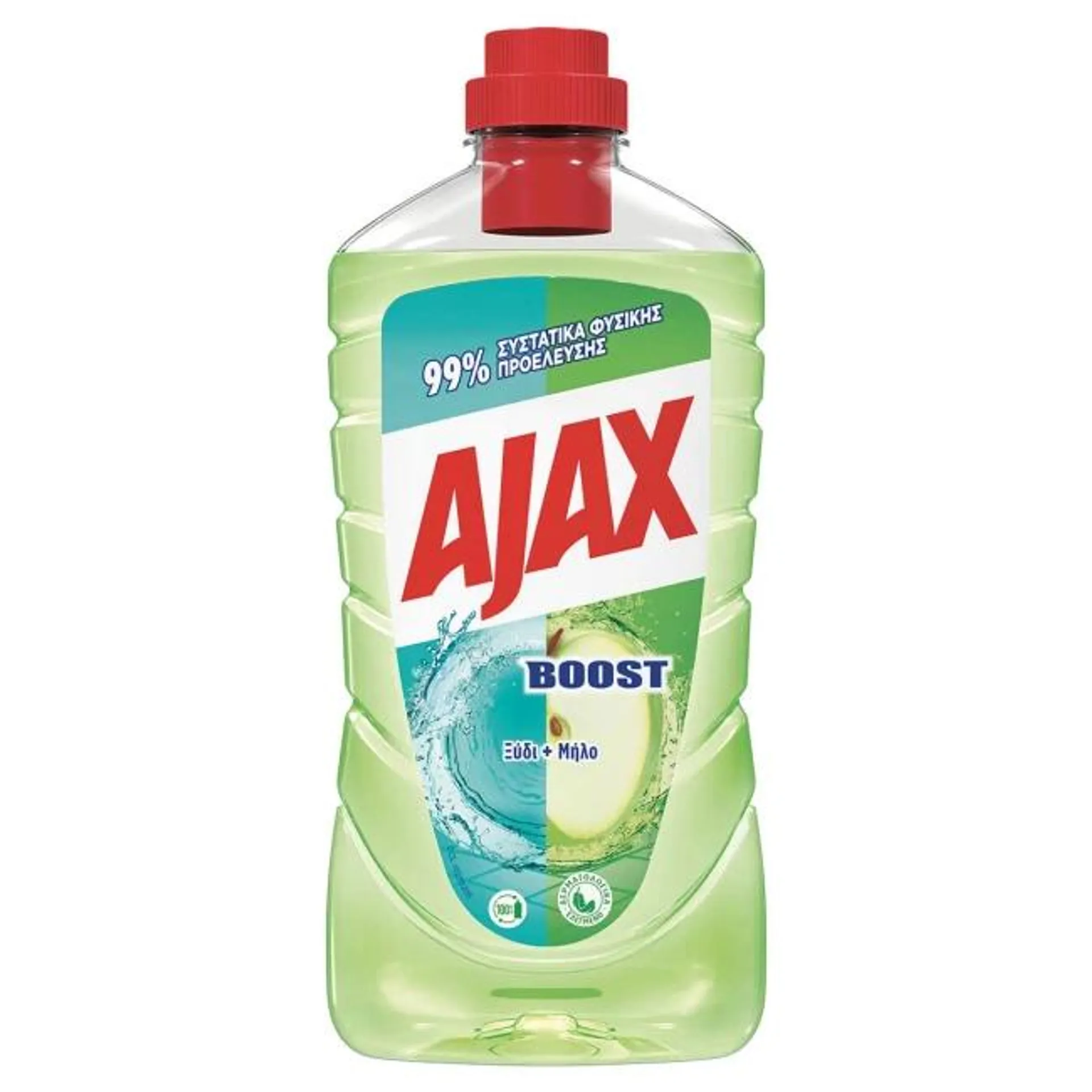 AJAX 1L ΥΓΡΟ ΚΑΘ/ΚΟ BOOST ΞΥΔΙ & ΜΗΛΟ