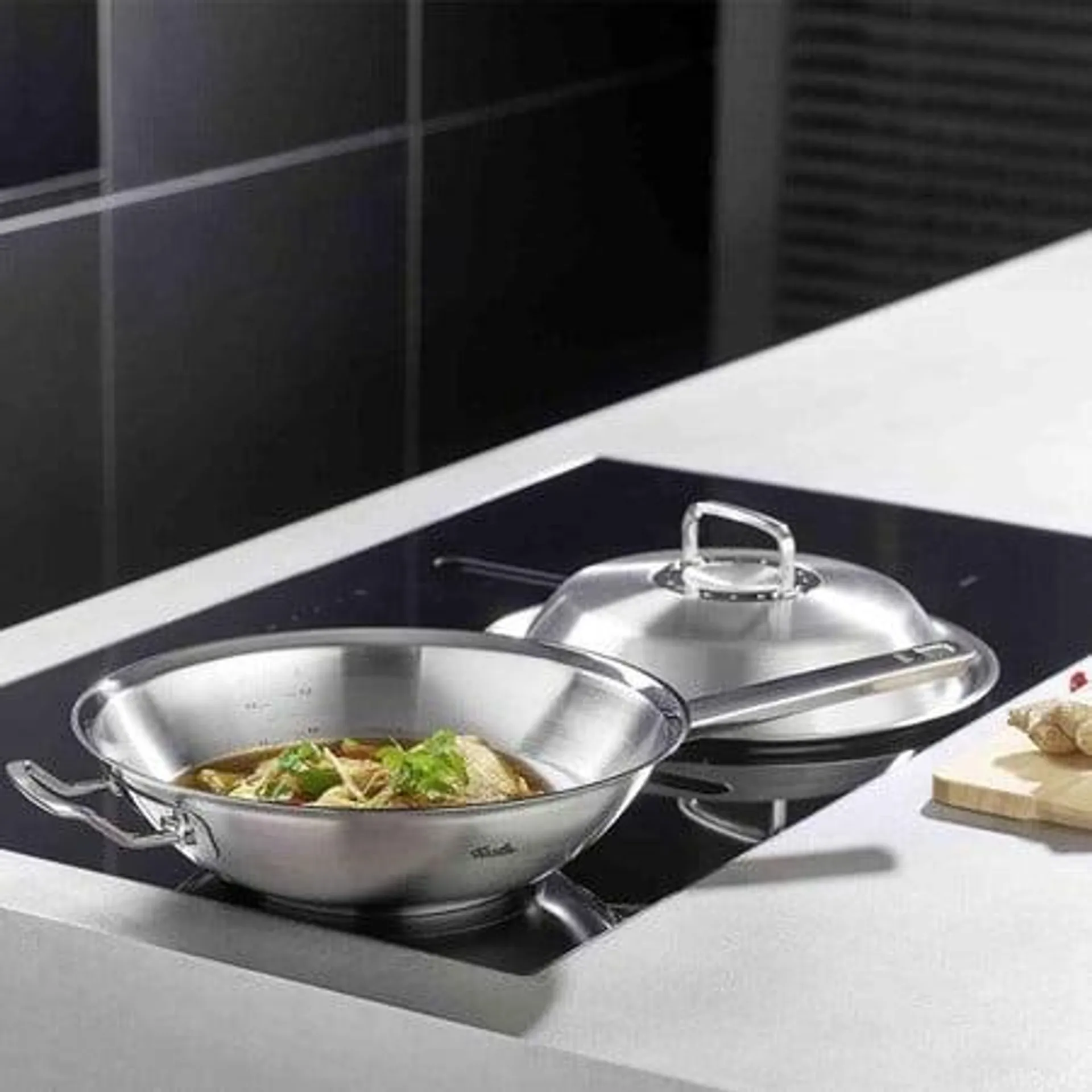 Fissler Wok Ανοξείδωτο Original Profi 30cm