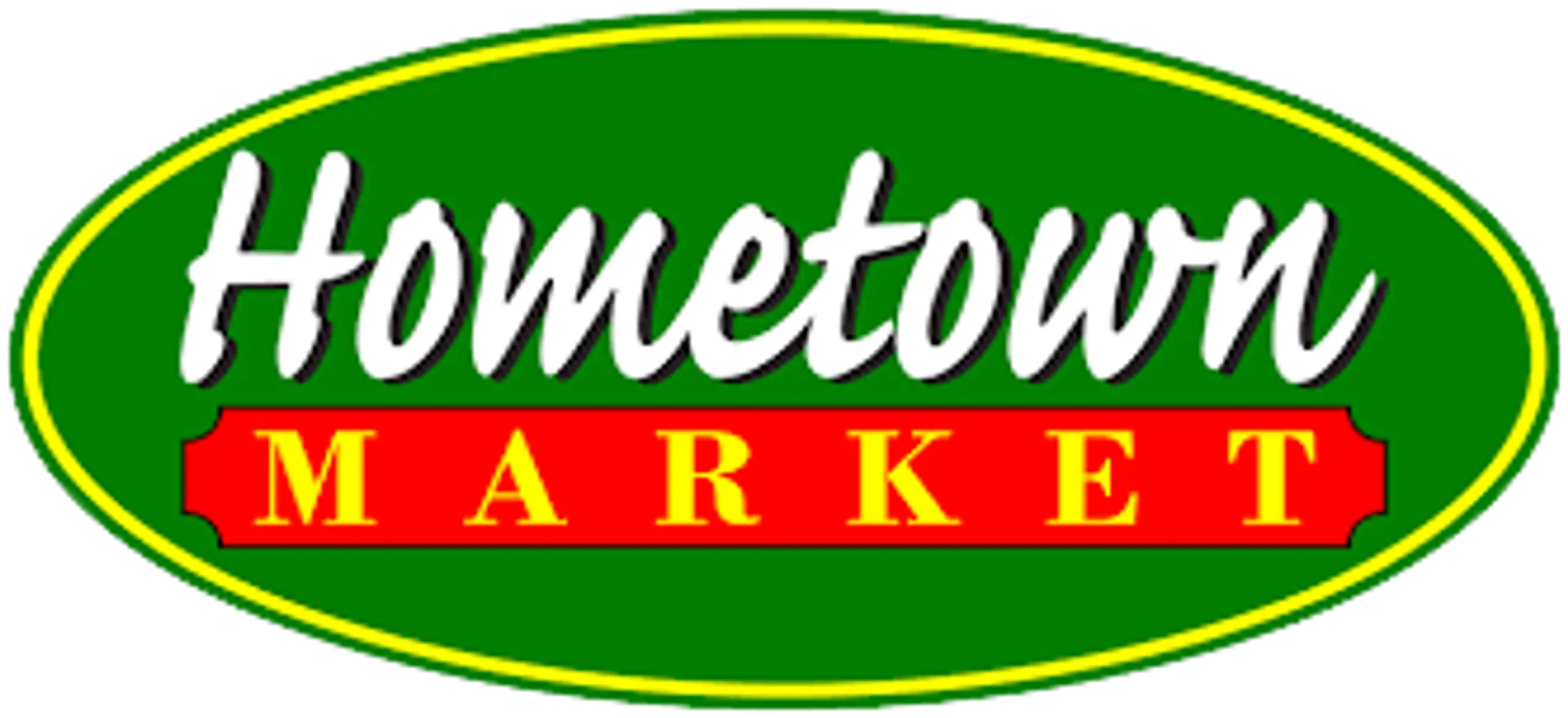 HOMETOWN MARKET logo. Current weekly ad