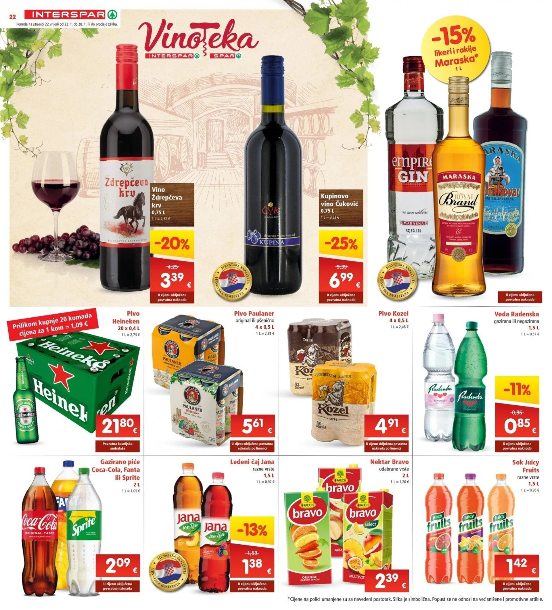 Katalog Interspar katalog do 28.01.2025 od 22. siječnja do 28. siječnja 2025. - Pregled Stranica 22