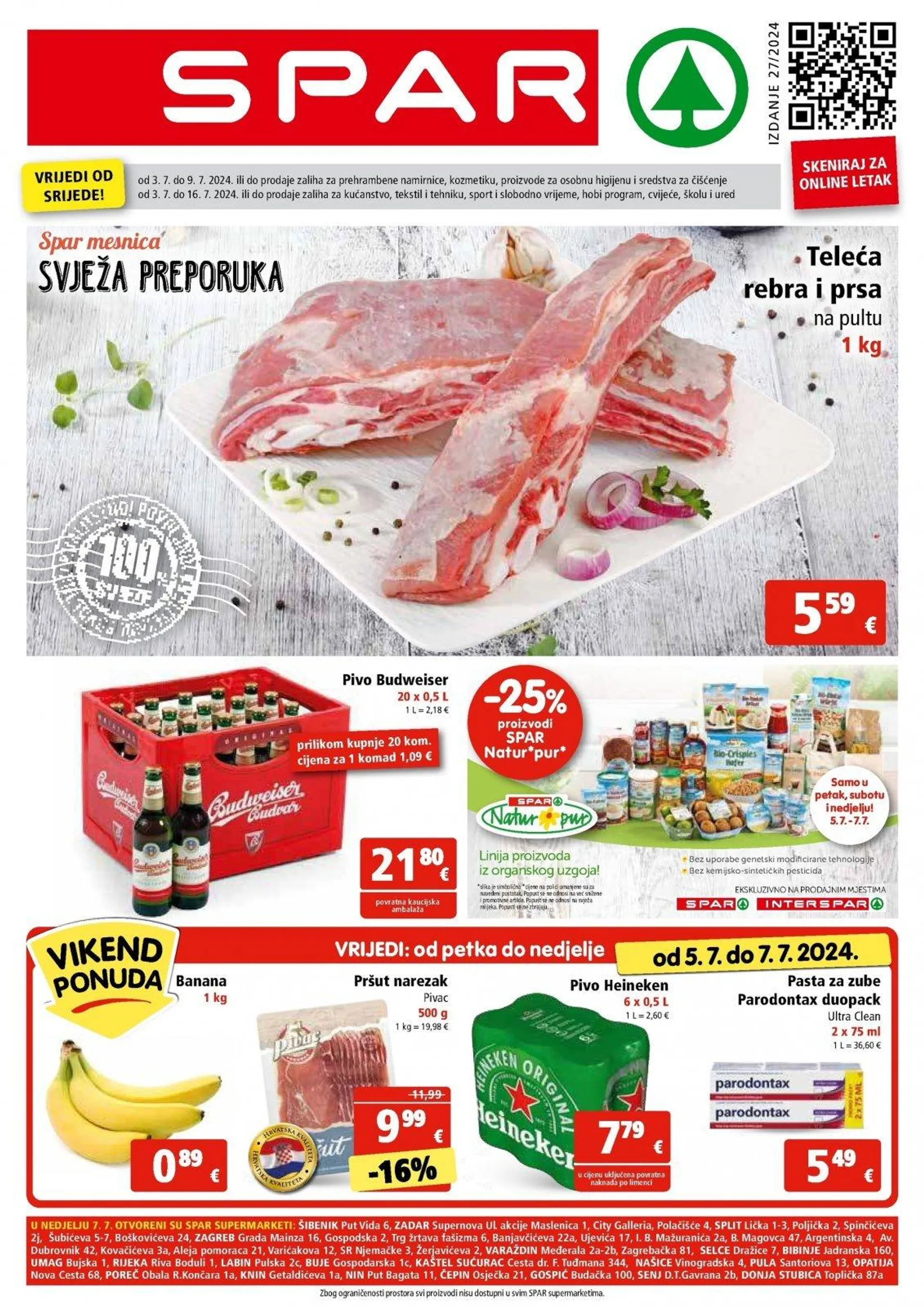 Katalog Spar katalog do 09.07.2024 od 3. srpnja do 9. srpnja 2024. - Pregled Stranica 1