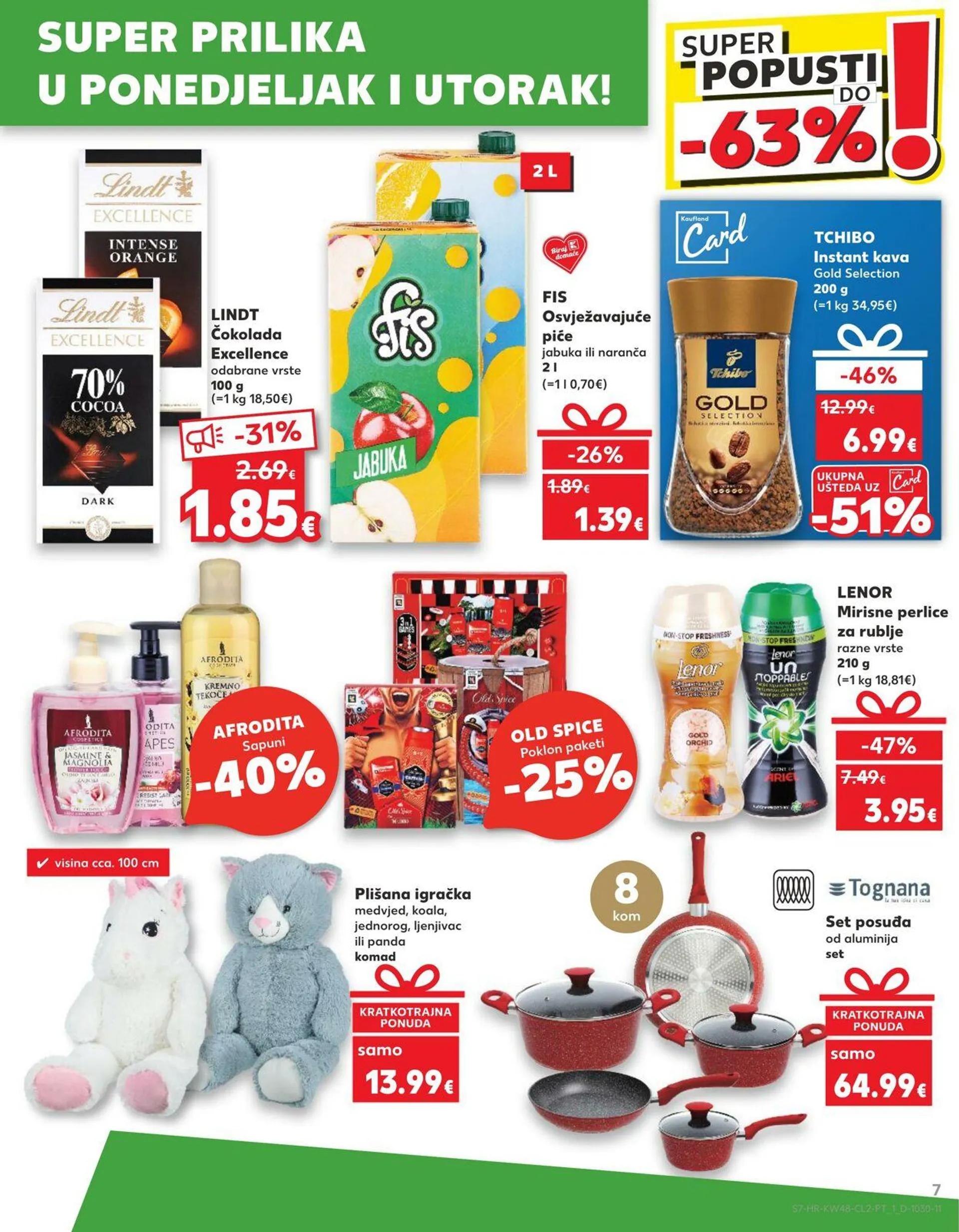 Katalog Kaufland od 29. studenoga do 3. prosinca 2024. - Pregled Stranica 7