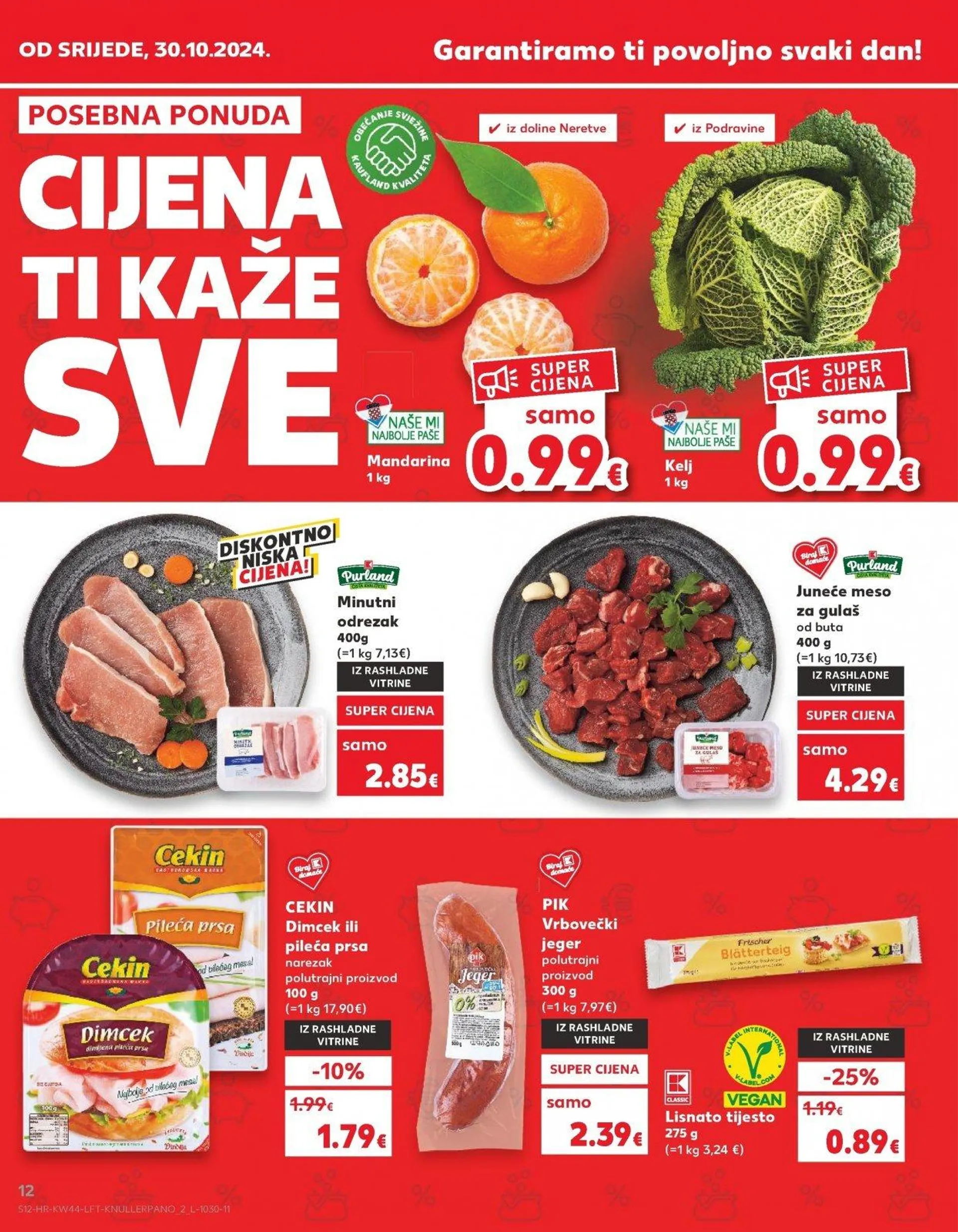 Katalog Kaufland katalog do 05.11.2024 od 30. listopada do 5. studenoga 2024. - Pregled Stranica 12