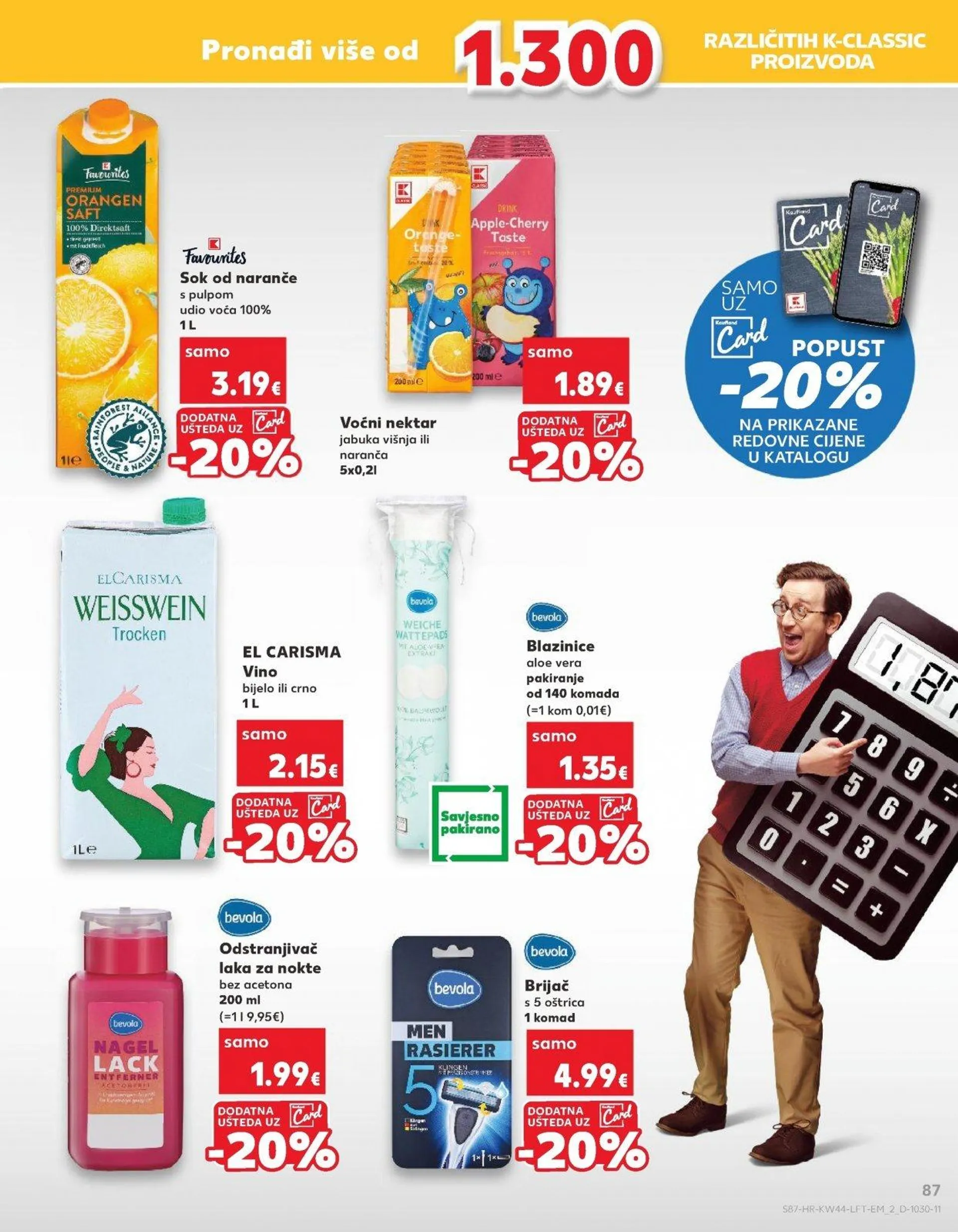 Katalog Kaufland katalog do 05.11.2024 od 30. listopada do 5. studenoga 2024. - Pregled Stranica 87