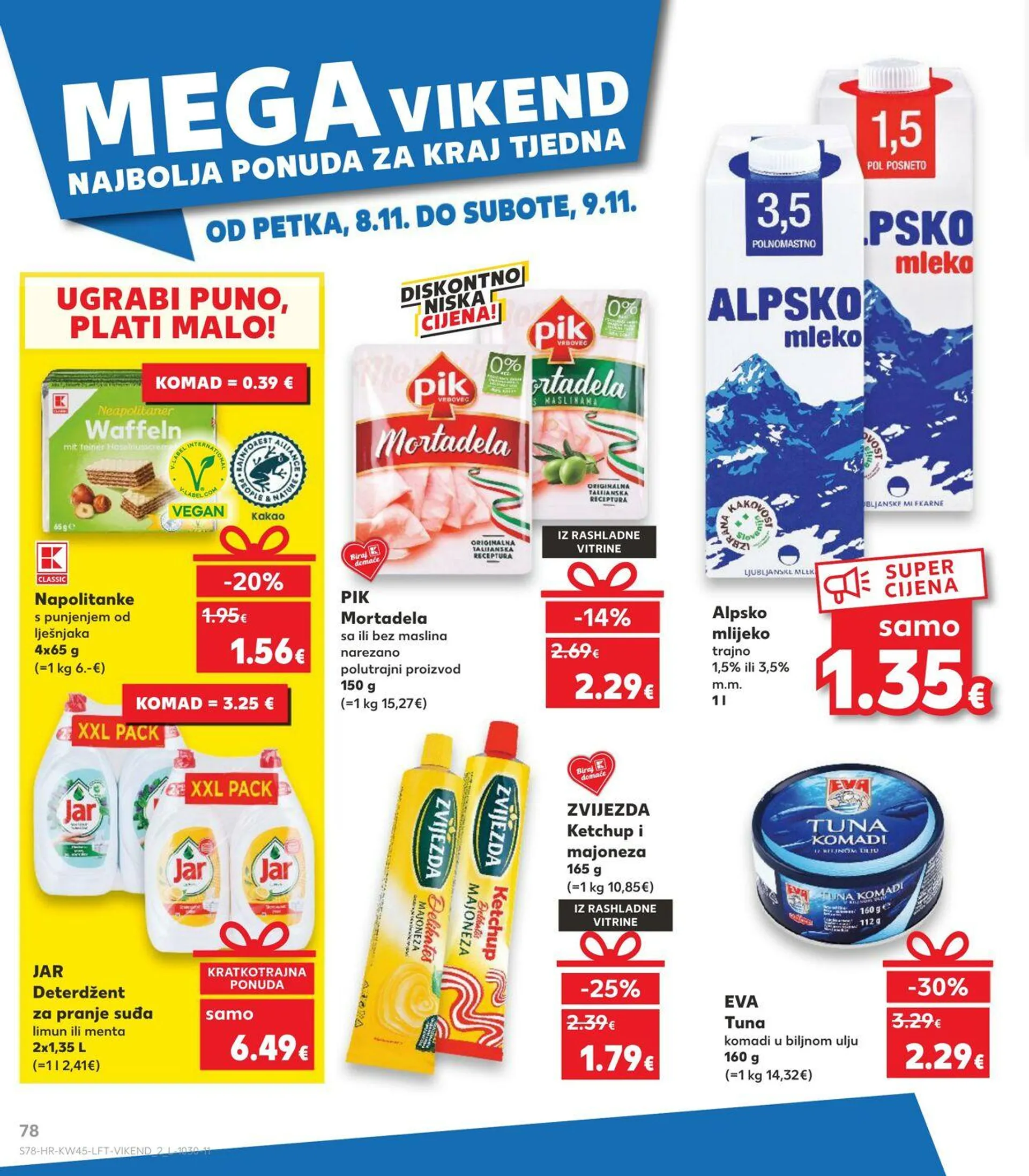 Katalog Kaufland od 6. studenoga do 12. studenoga 2024. - Pregled Stranica 78