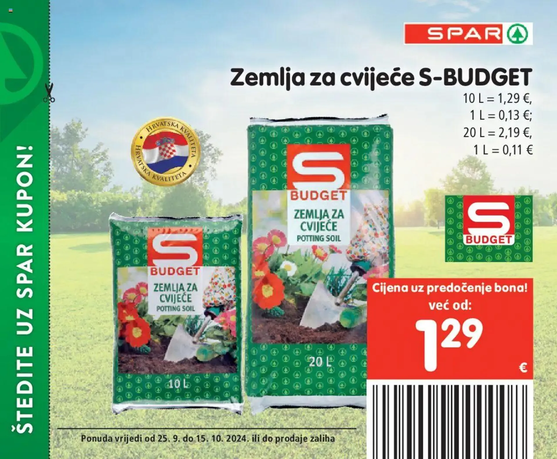 Katalog Posebne pogodnosti Spar od 25. rujna do 15. listopada 2024. - Pregled Stranica 29