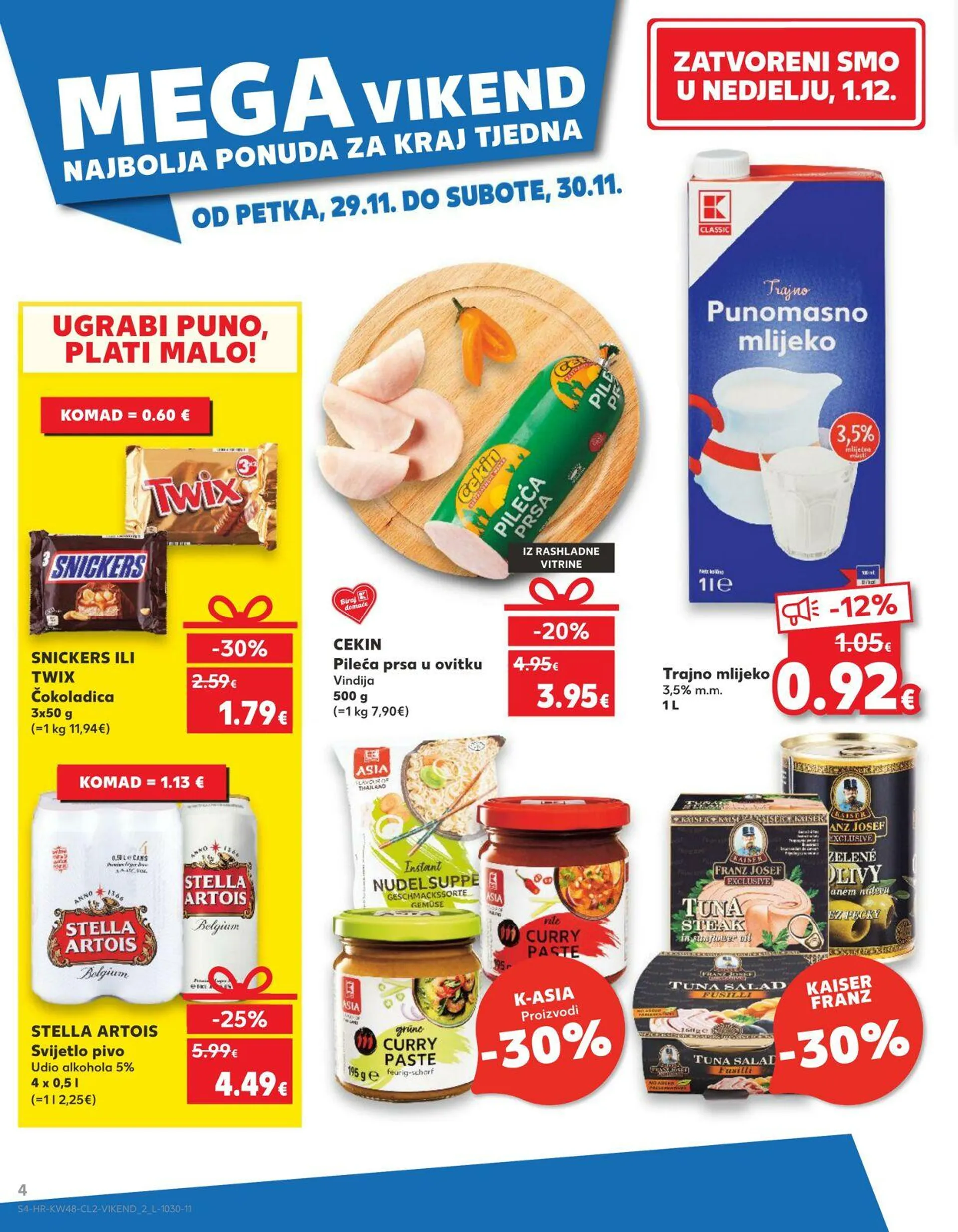 Katalog Kaufland od 29. studenoga do 3. prosinca 2024. - Pregled Stranica 4