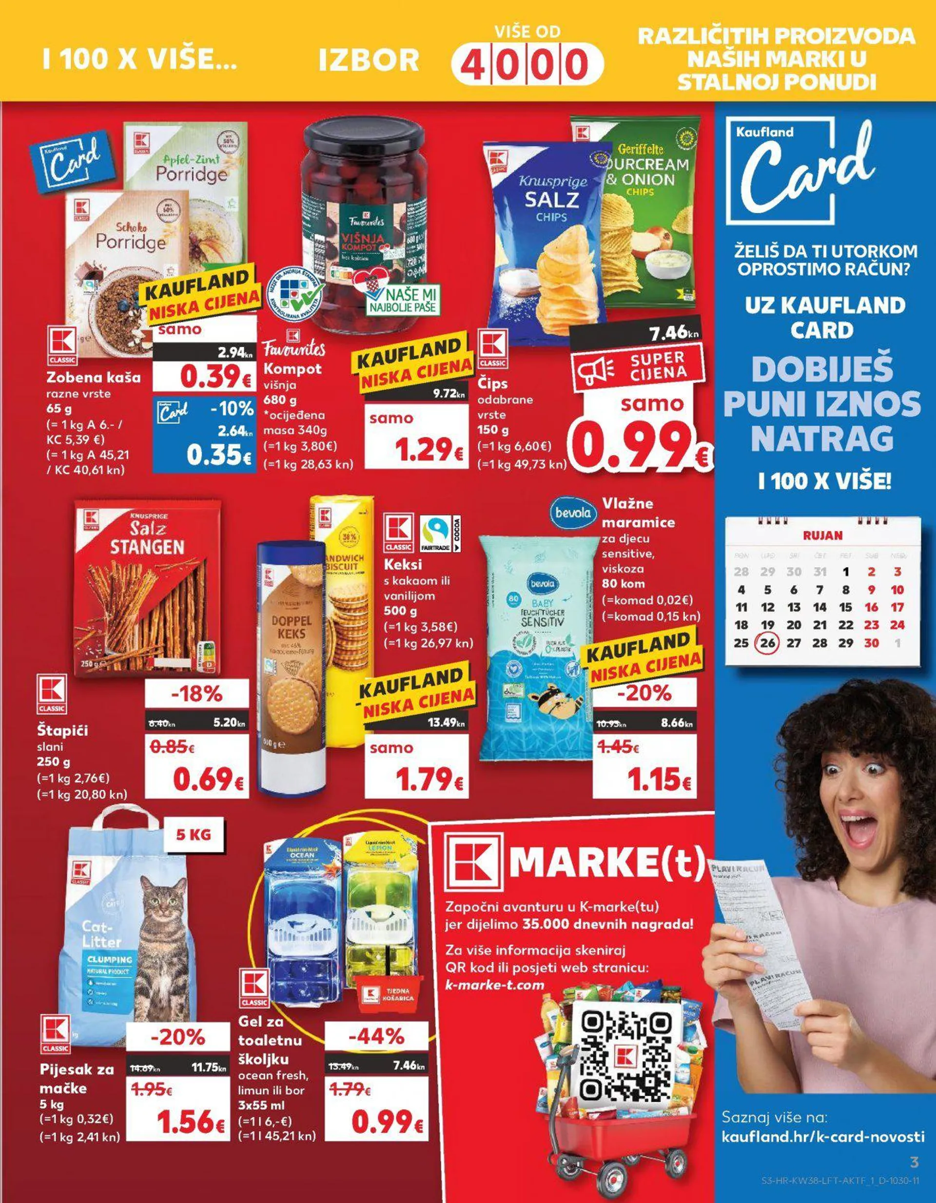 Katalog Kaufland katalog do 26.09.2023 od 20. rujna do 26. rujna 2023. - Pregled Stranica 3