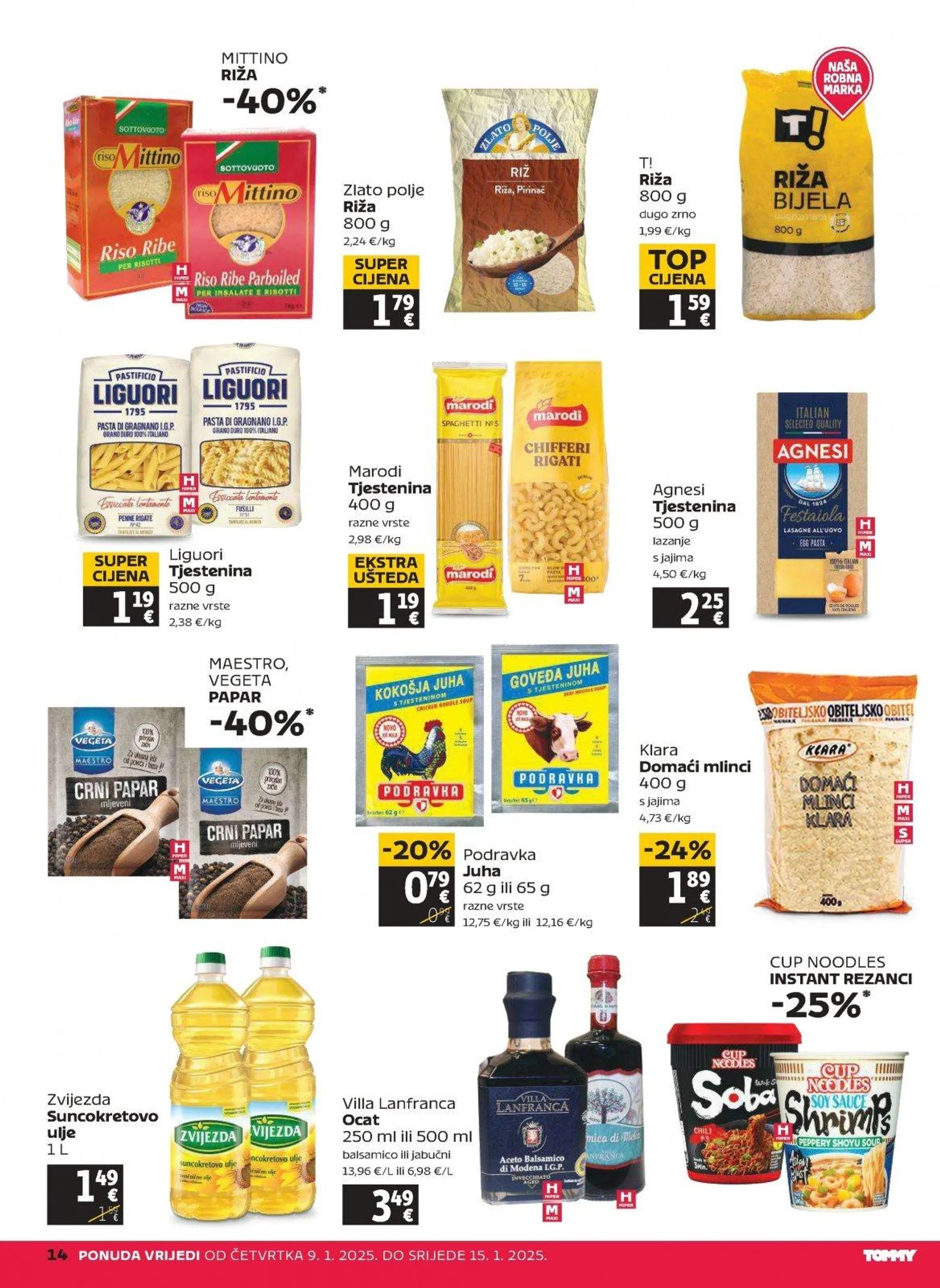 Katalog Tommy katalog do 15.01.2025 od 9. siječnja do 15. siječnja 2025. - Pregled Stranica 14