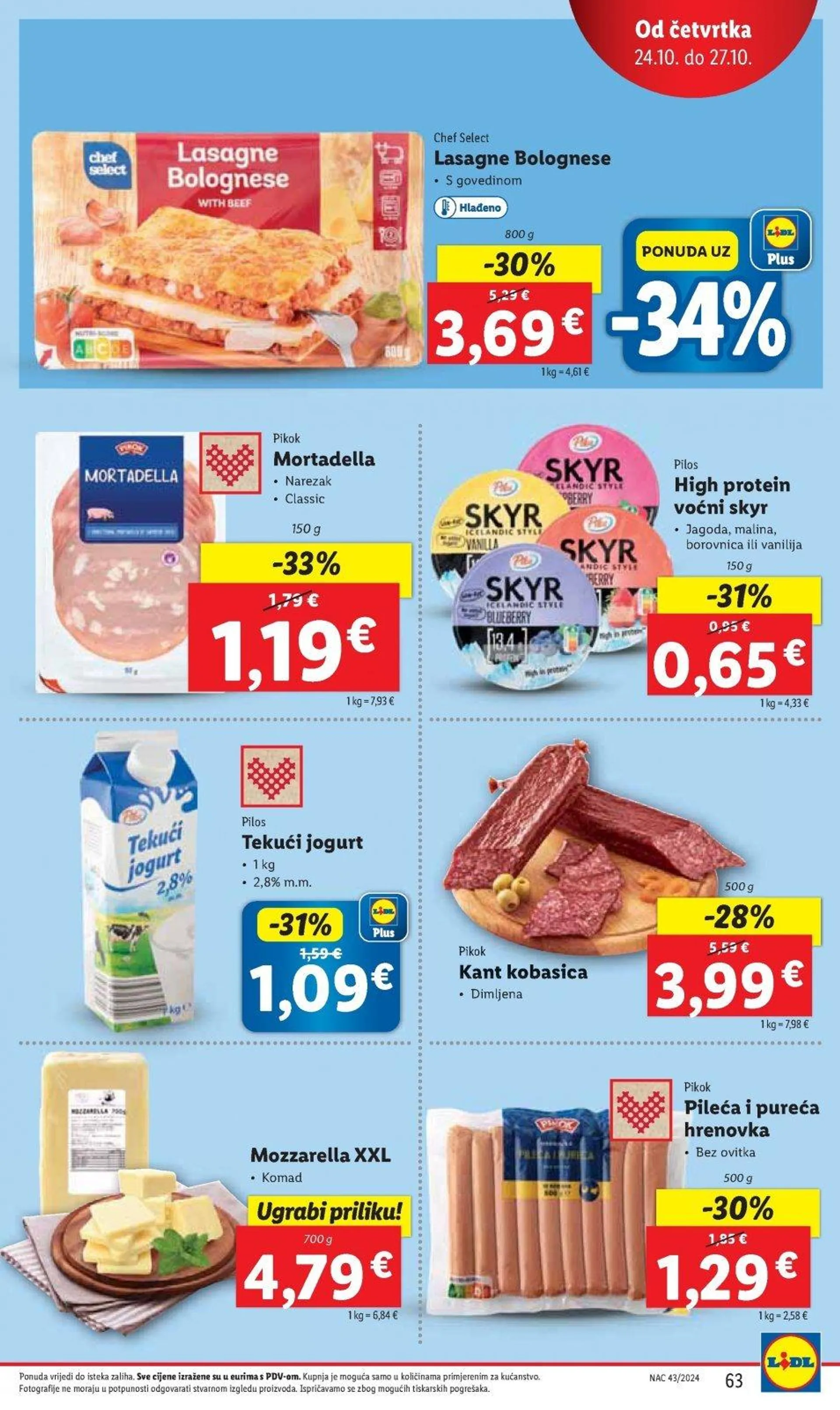 Katalog Lidl katalog do 27.10.2024 od 17. listopada do 27. listopada 2024. - Pregled Stranica 63