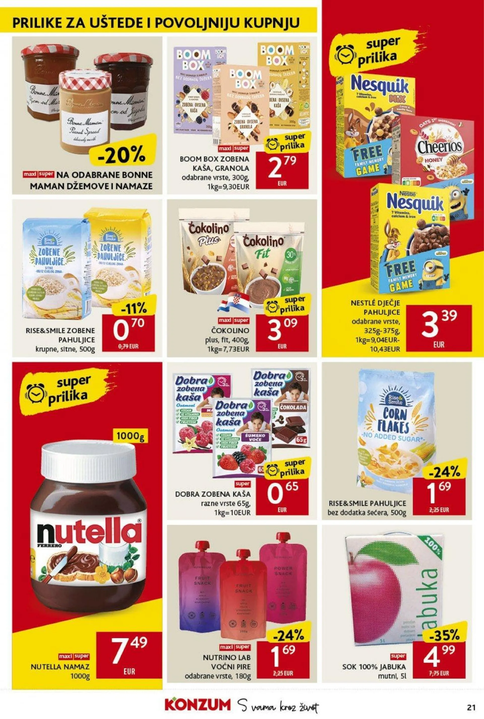 Katalog Konzum katalog do 02.10.2024 od 26. rujna do 2. listopada 2024. - Pregled Stranica 21