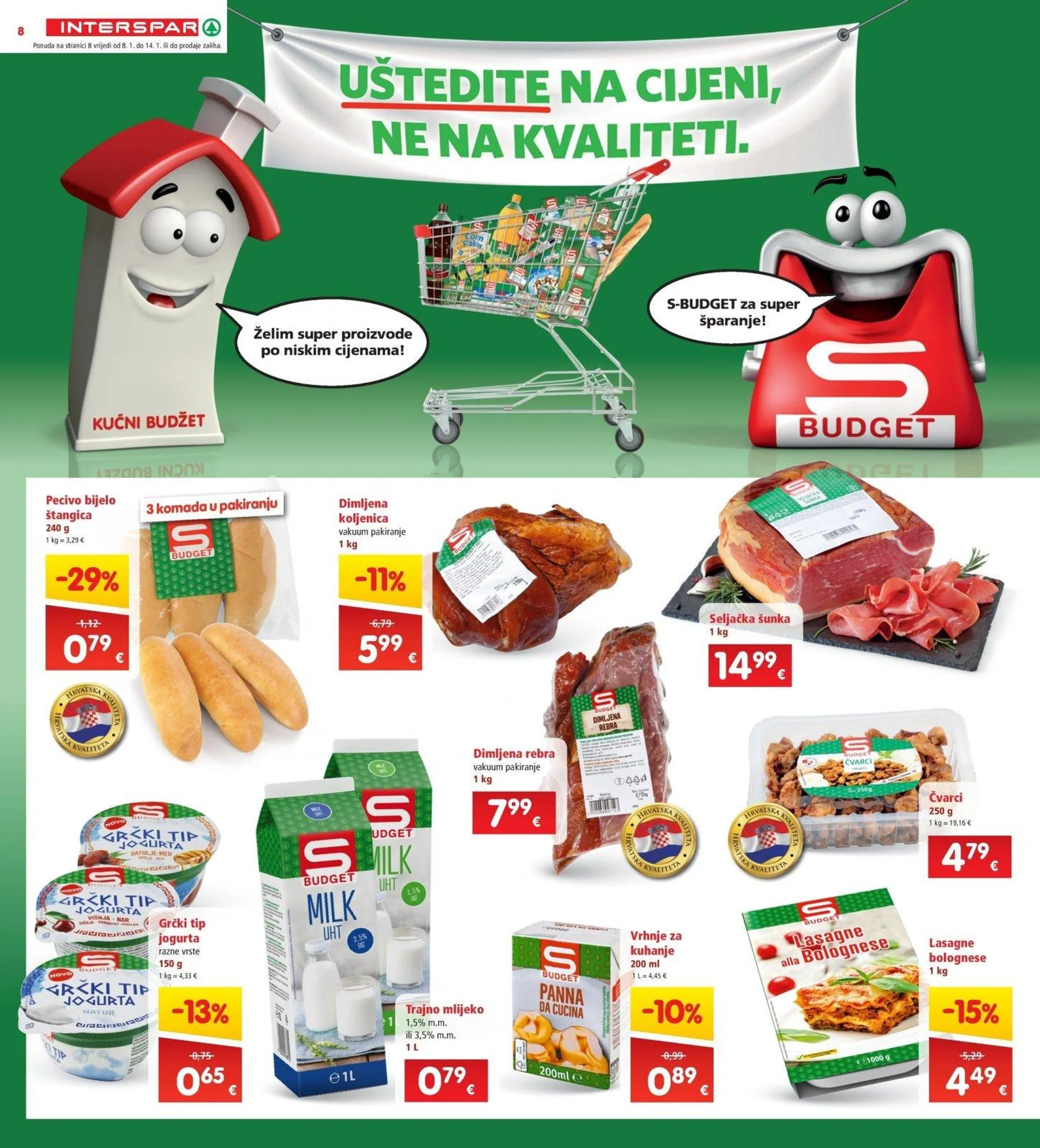 Katalog Interspar katalog do 14.01.2025 od 8. siječnja do 14. siječnja 2025. - Pregled Stranica 8