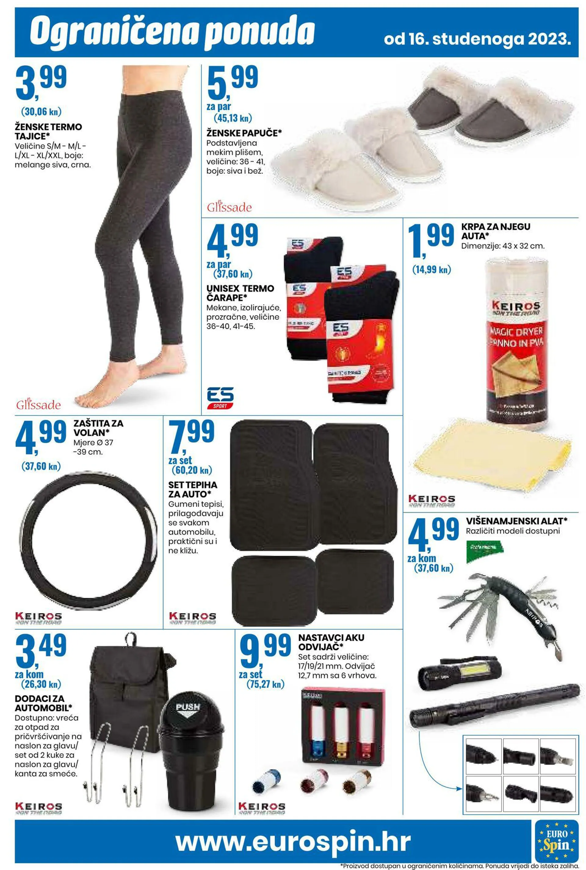 Katalog Eurospin - Black Friday 2023 od 16. studenoga do 22. studenoga 2023. - Pregled Stranica 15