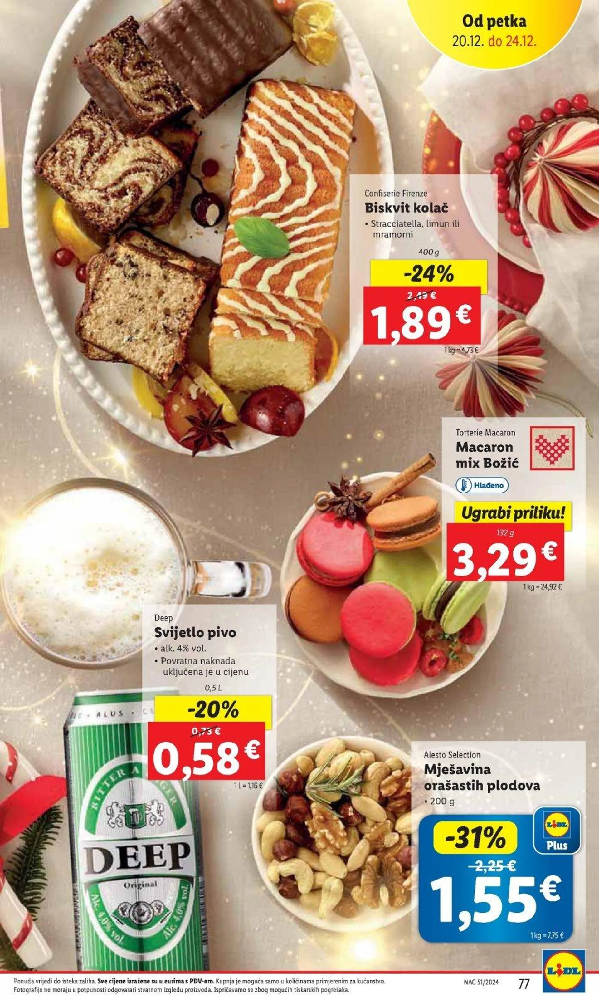 Katalog Lidl katalog do 24.12.2024 od 19. prosinca do 24. prosinca 2024. - Pregled Stranica 77