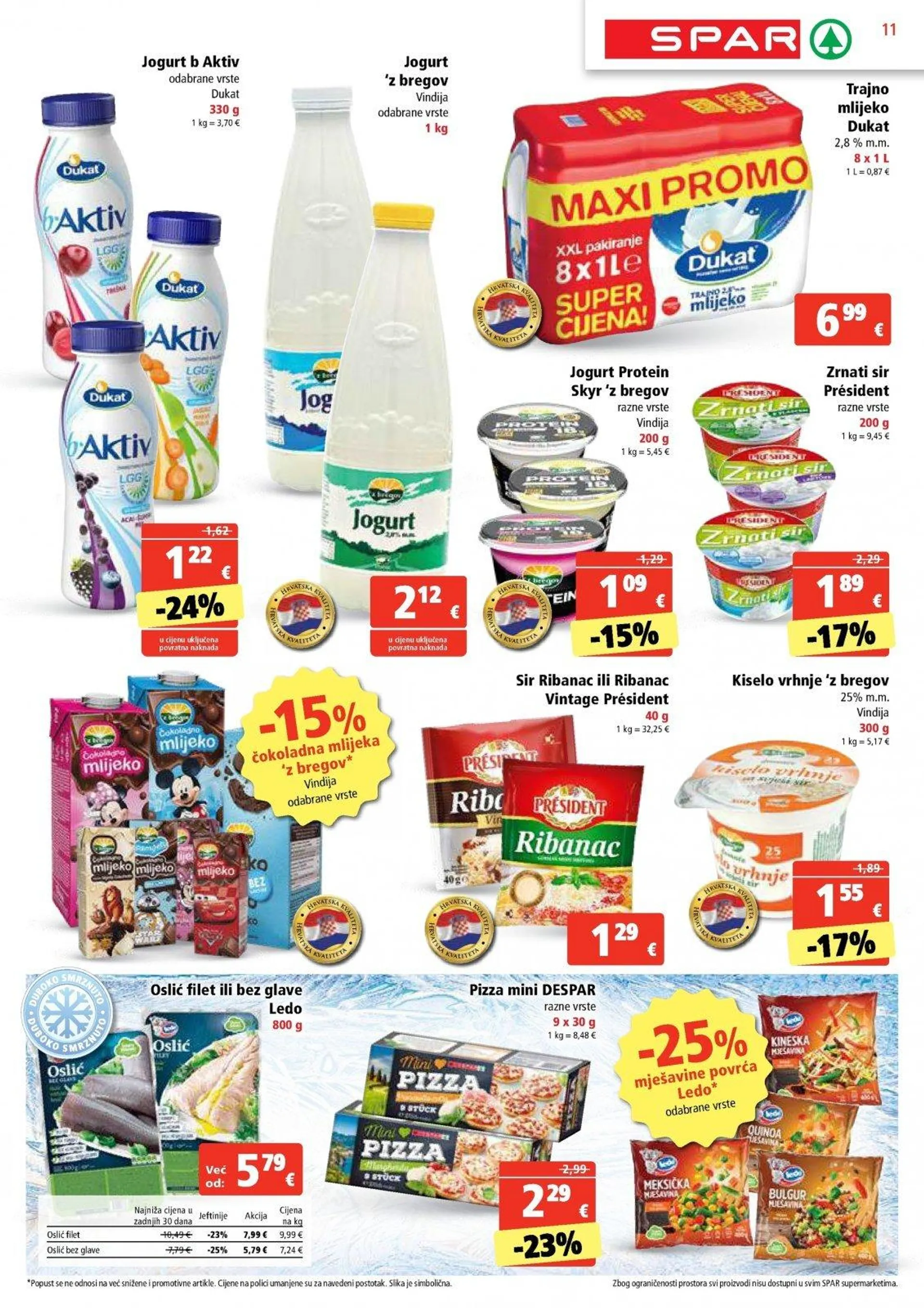 Katalog Spar katalog do 14.01.2025 od 8. siječnja do 14. siječnja 2025. - Pregled Stranica 11