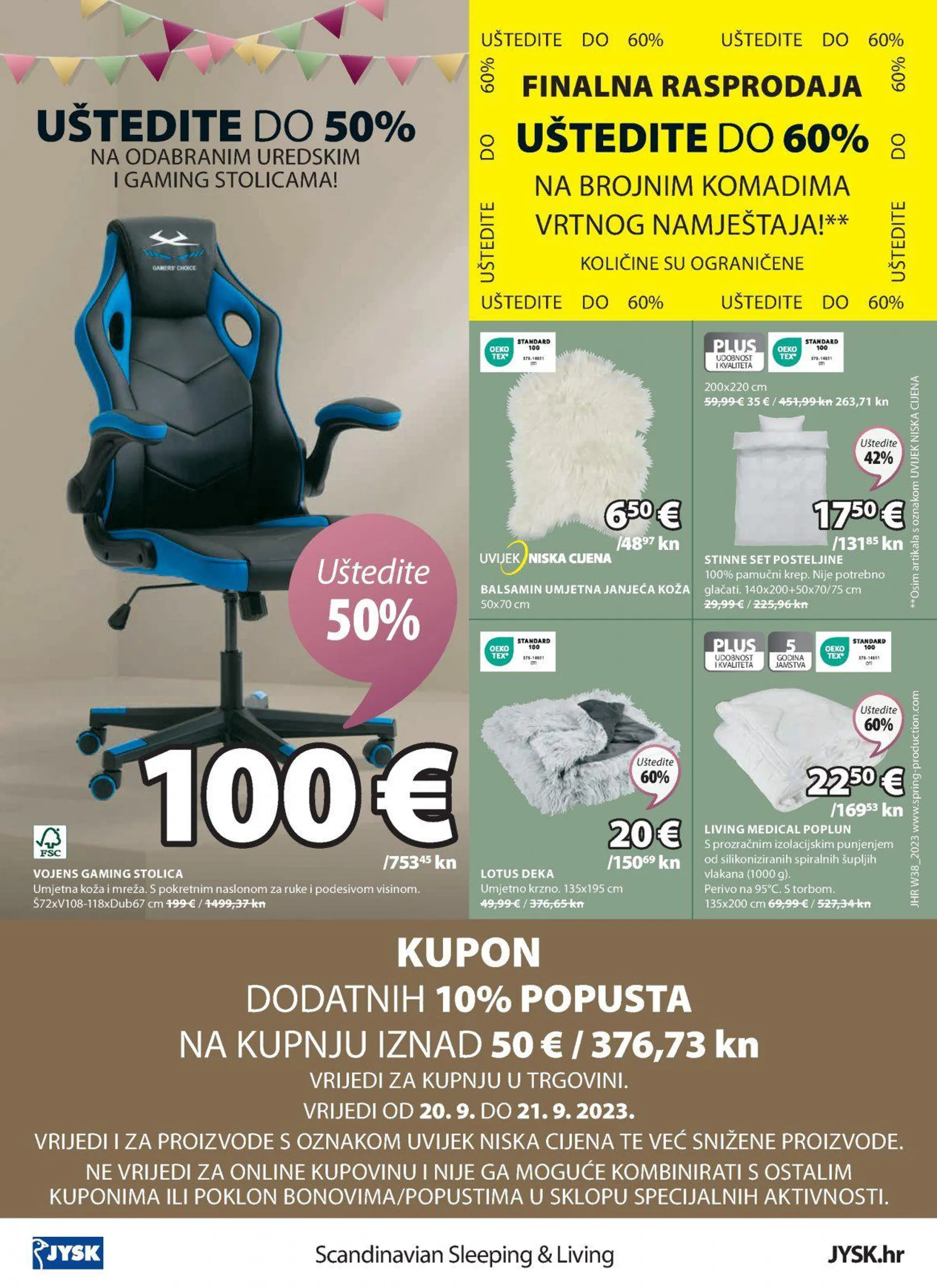 Katalog JYSK katalog do 17.10.2023 od 20. rujna do 17. listopada 2023. - Pregled Stranica 25