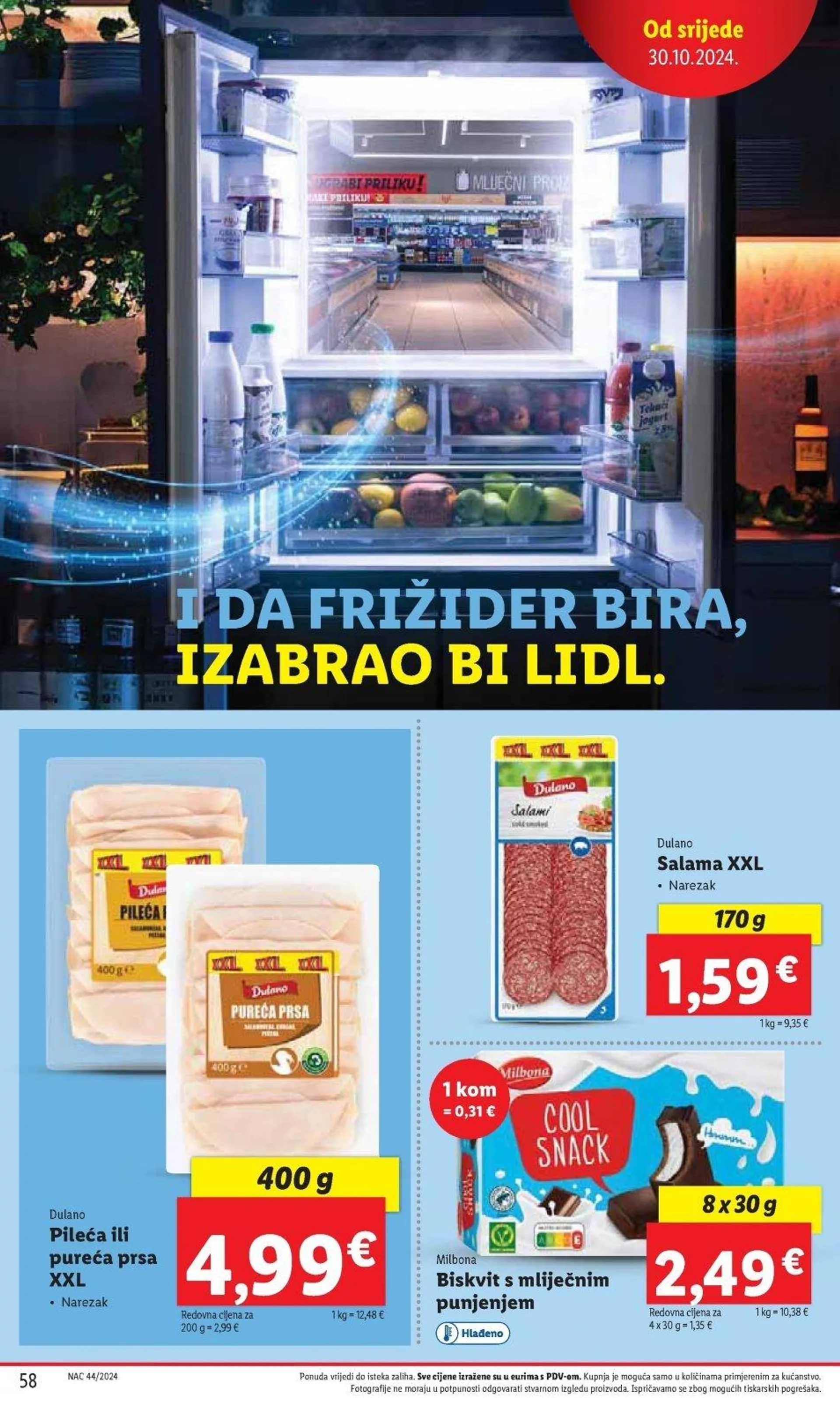 Katalog Lidl katalog do 03.11.2024 od 25. listopada do 3. studenoga 2024. - Pregled Stranica 58