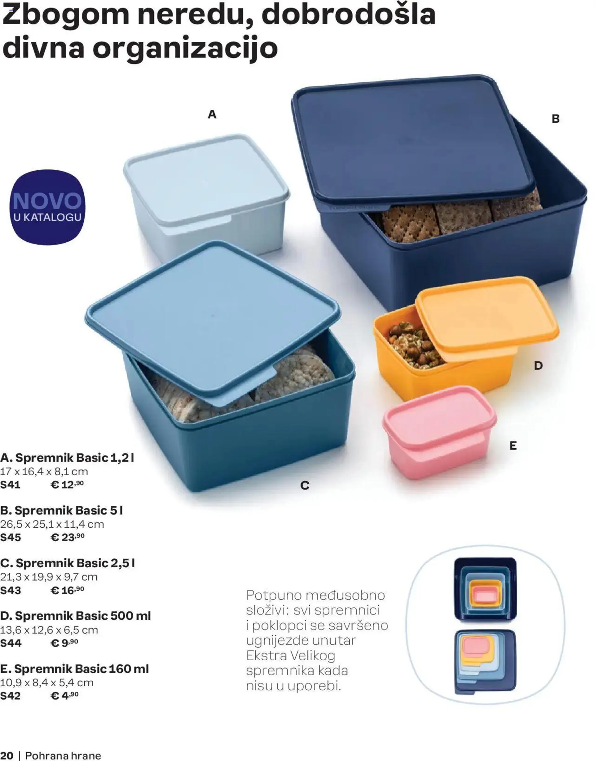 Katalog Autumn - Winter 2024/2025 Catalogue Tupperware od 1. rujna do 31. prosinca 2024. - Pregled Stranica 20