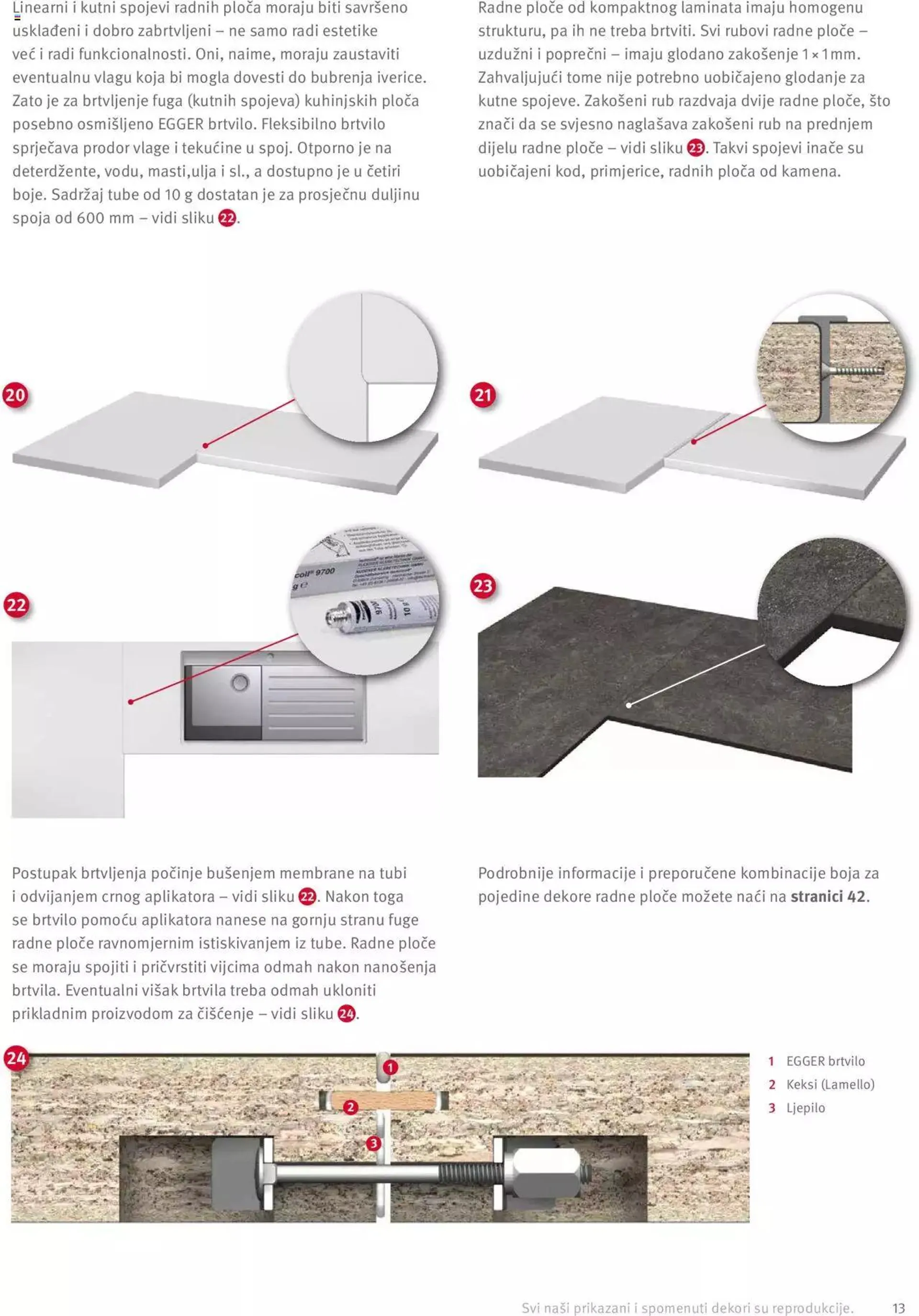 Katalog Katalog Egger radne ploče - Upute za preradu i dodaci Elgrad od 1. travnja do 31. prosinca 2024. - Pregled Stranica 13