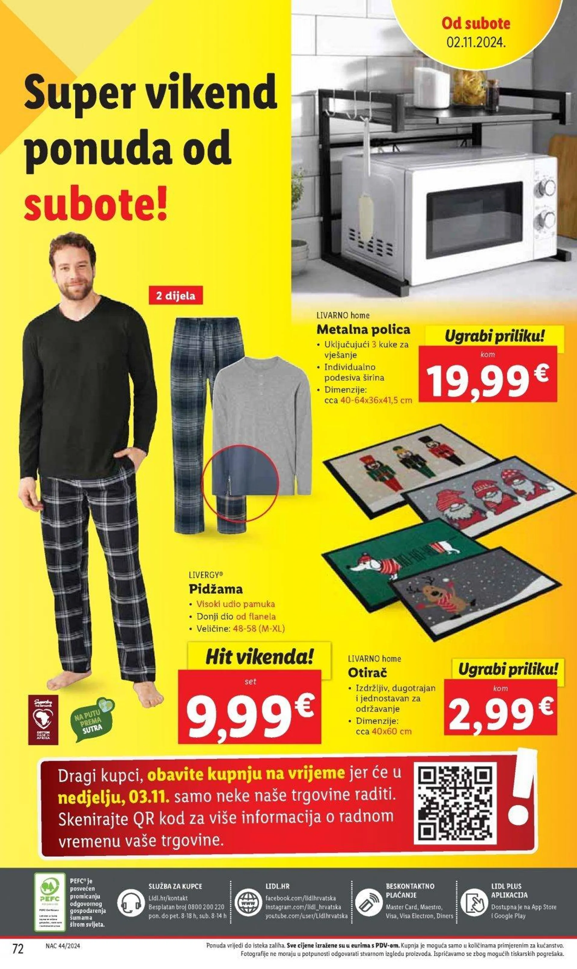 Katalog Lidl katalog do 03.11.2024 od 25. listopada do 3. studenoga 2024. - Pregled Stranica 72