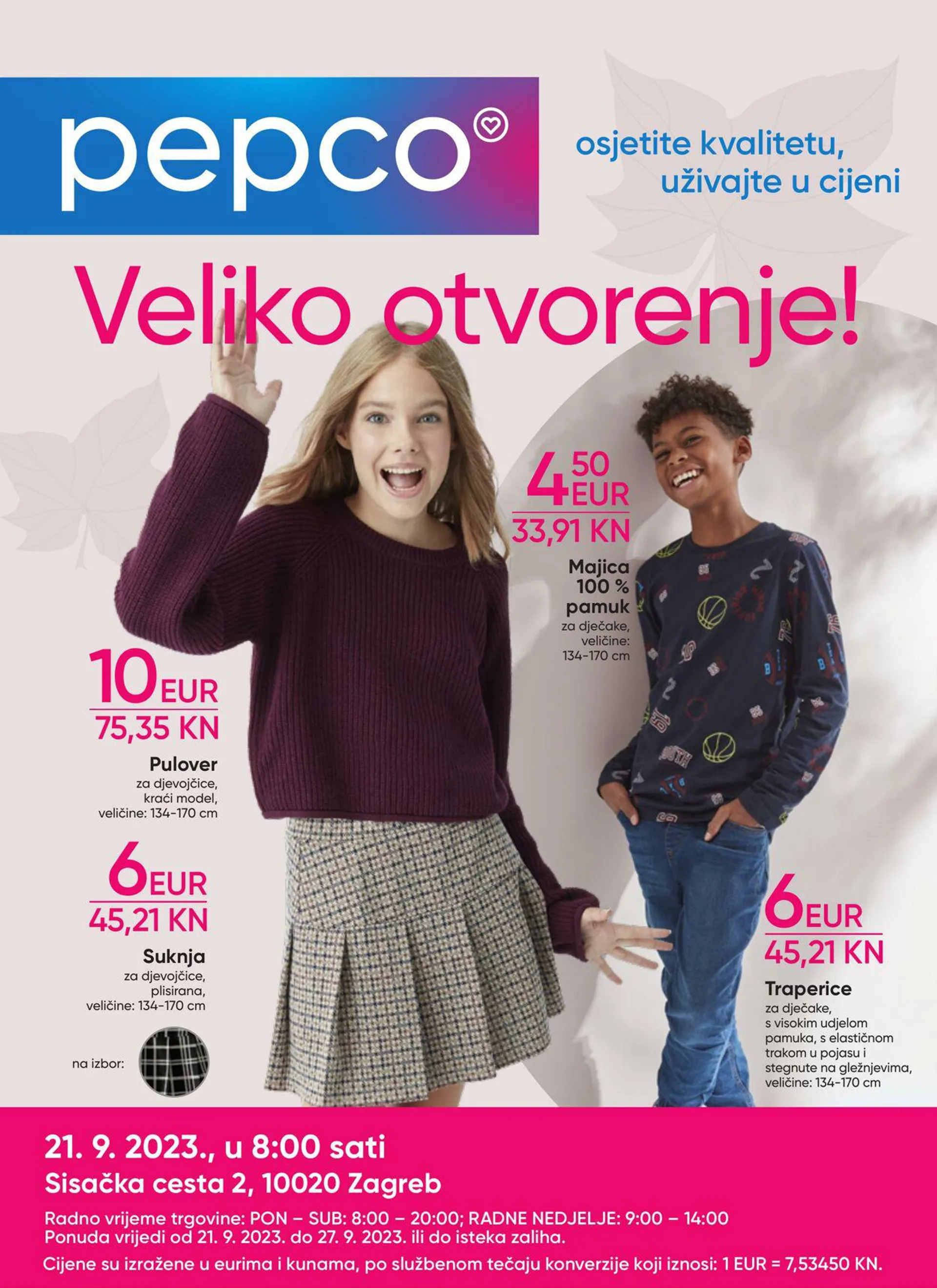 Katalog Pepco od 21. rujna do 27. rujna 2023. - Pregled Stranica 1